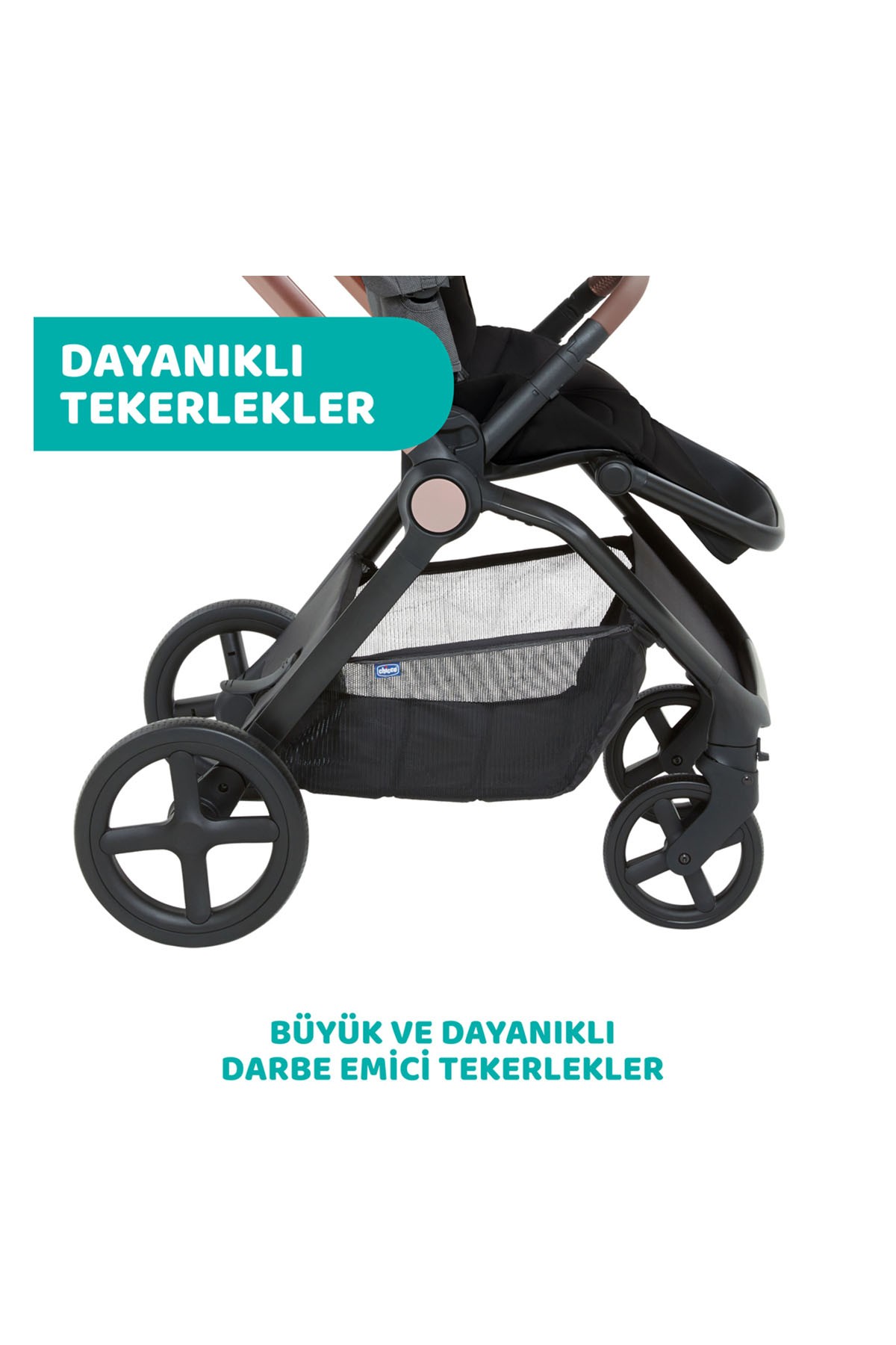 Chicco Mysa Bebek Arabası Silver Grey