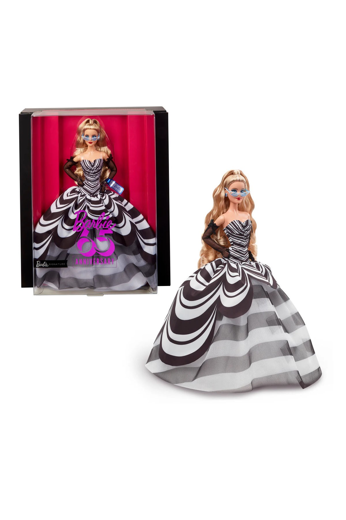 Barbie 65.Yıl Özel Koleksiyon Bebeği Sarışın HRM58