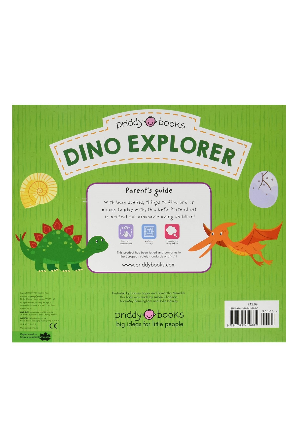 Priddy Books Let's Pretend Dino Explorer