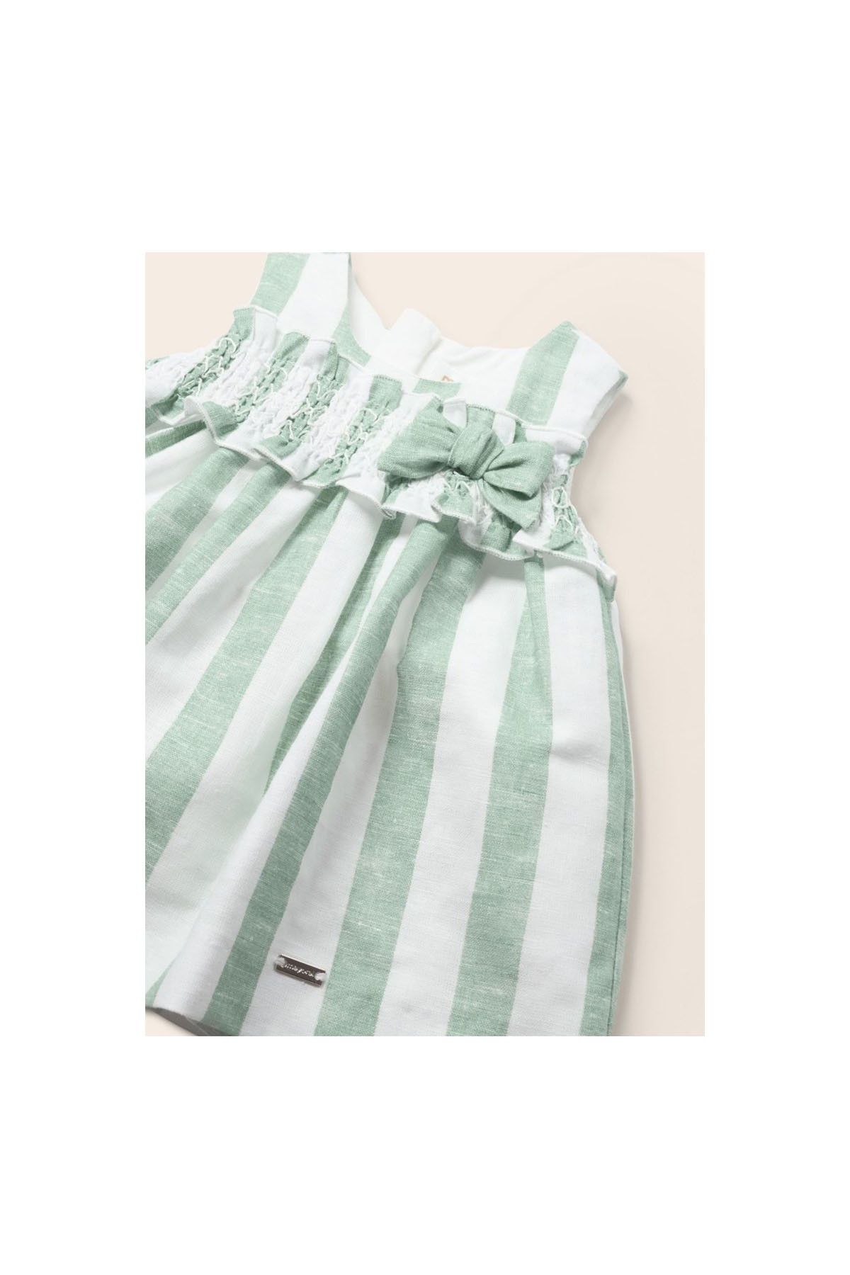 Mayoral Bebek Elbise Çizgili Yeşil