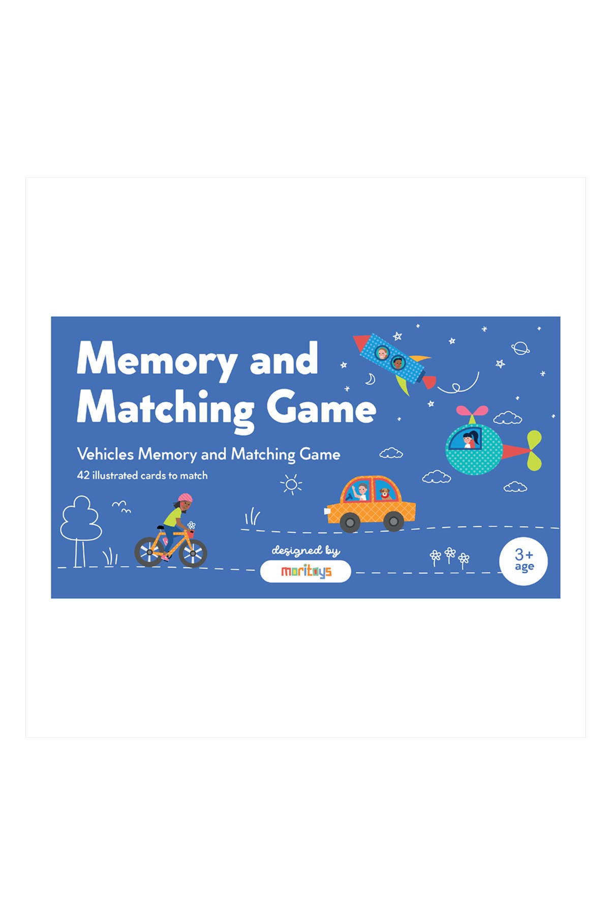 Moritoys Hafıza Oyunu Memory and Matching Game: Vehicles