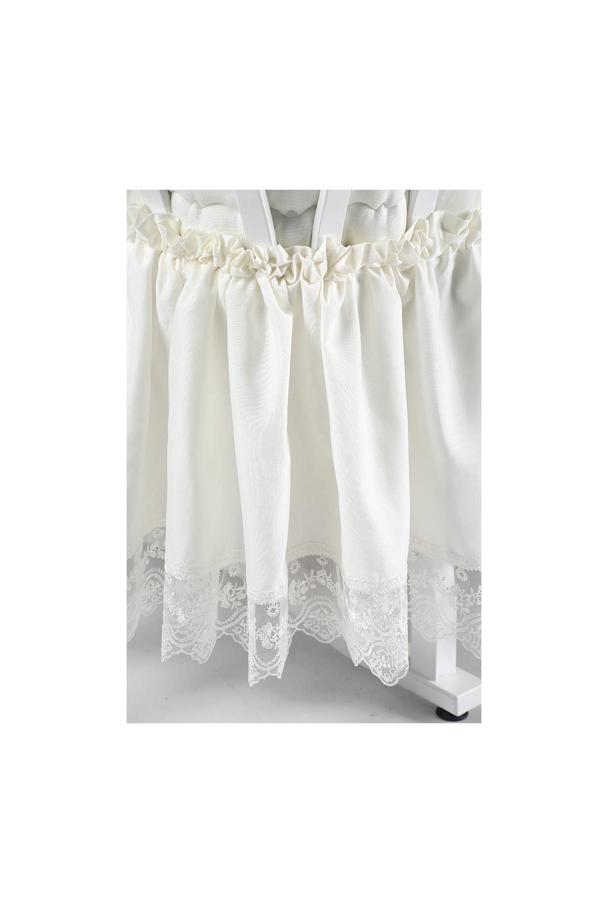 Tahterevalli Elegance Beşik Tekstil Beyaz Beyaz