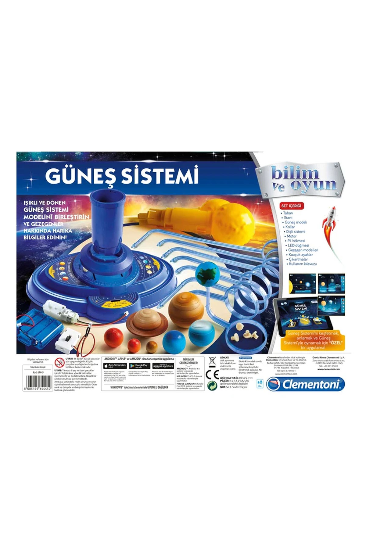 Clementoni Bilim ve Oyun Güneş Sistemi 64445