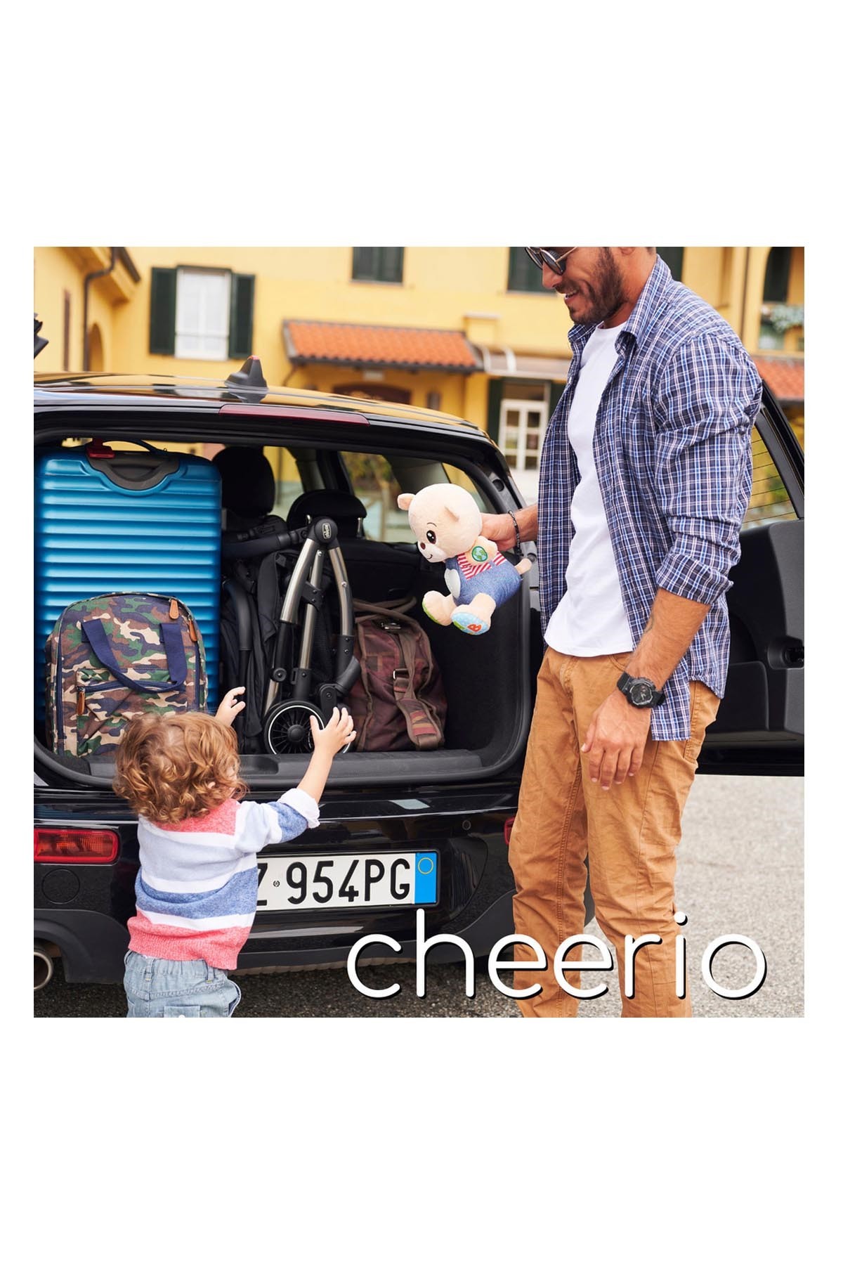 Chicco Cheerio Kabin Boy Bebek Arabası Jet Black Siyah