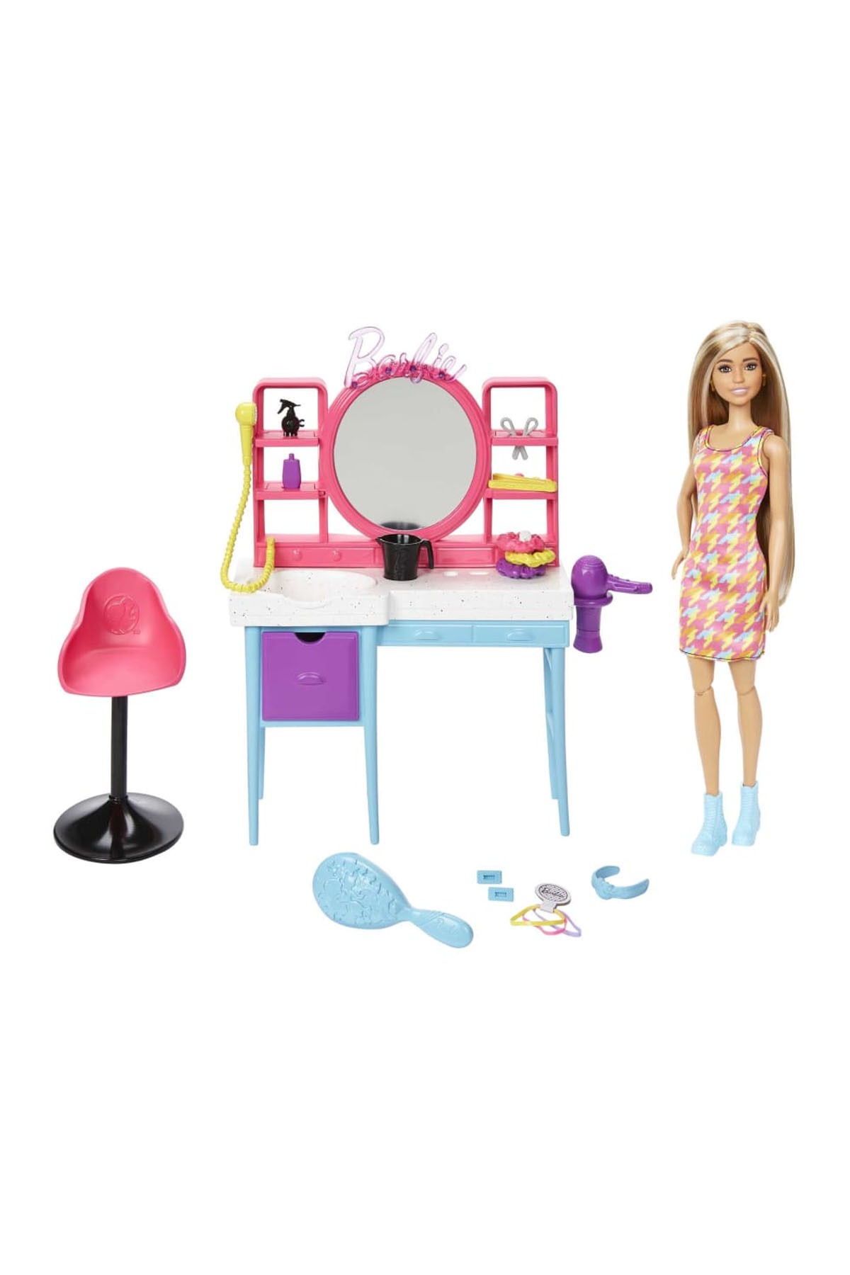 Barbie Muhteşem Kuaför Oyun Seti HKV00