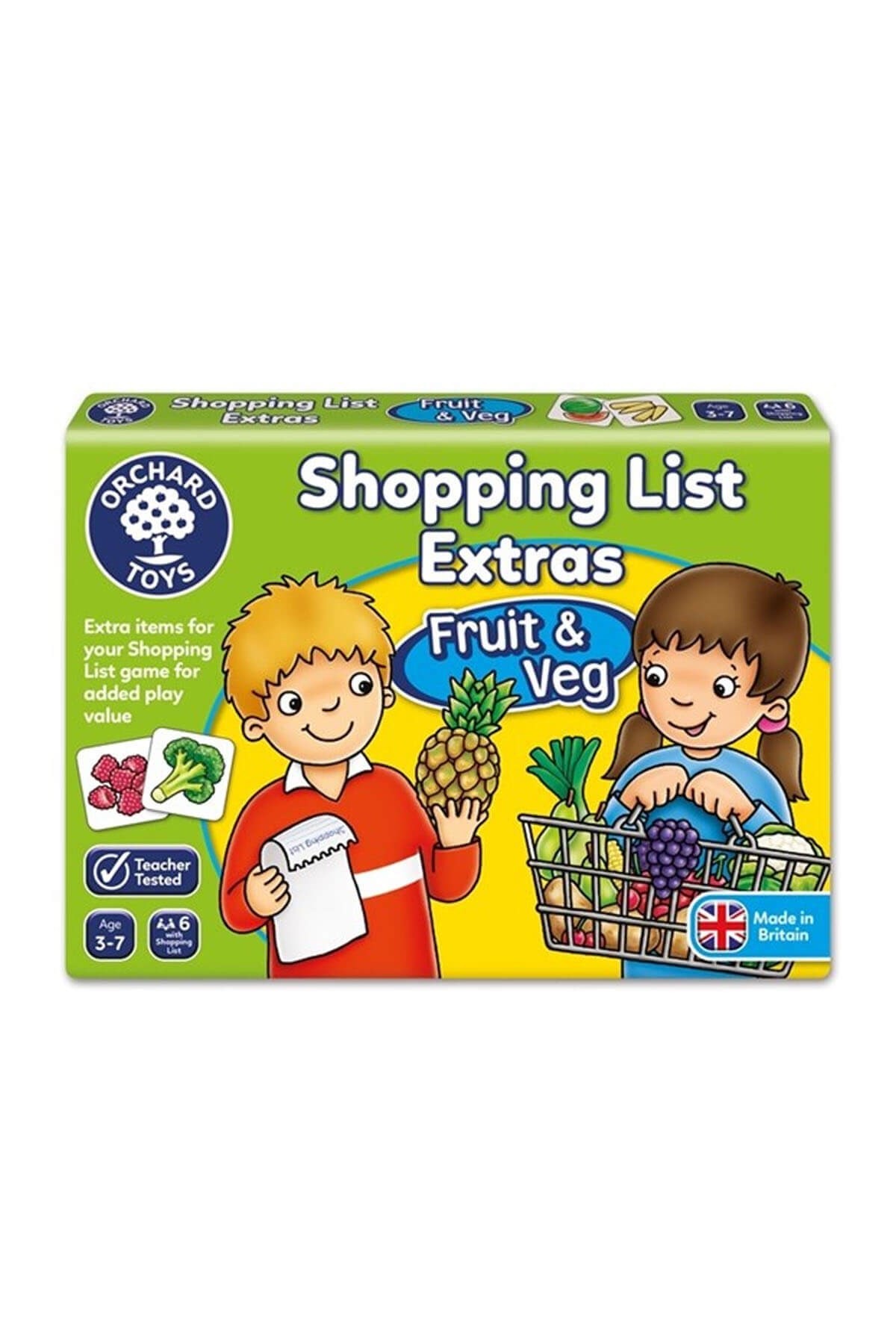Orchard Shopping List : Fruits and Vegetables