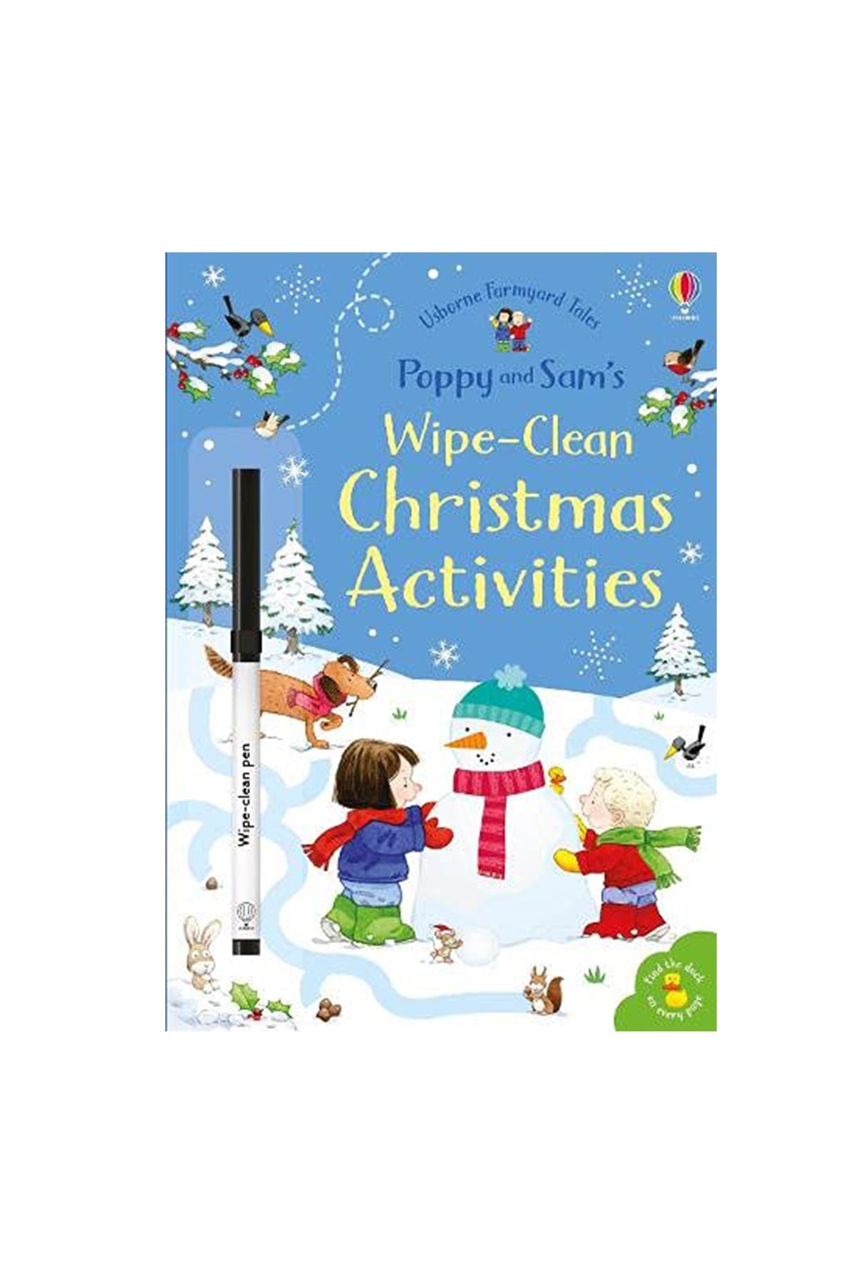 The Usborne Fyt Poppy And Sam'S Wipe-Clean Christmas Act