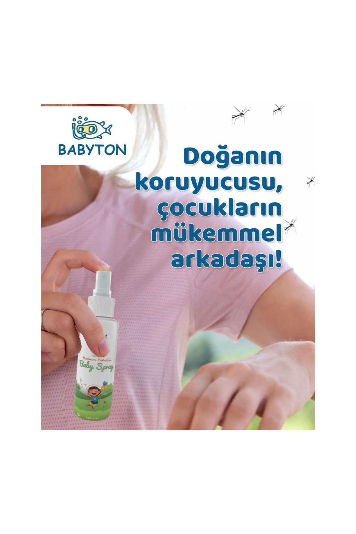 Babyton Organik ve Doğal İçerikli Vücut Koruyucu Sprey