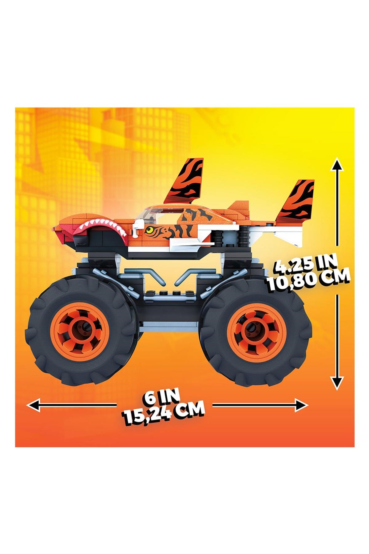 Hot Wheels Mega Construx Monster Trucks Blok Araçlar GVM26