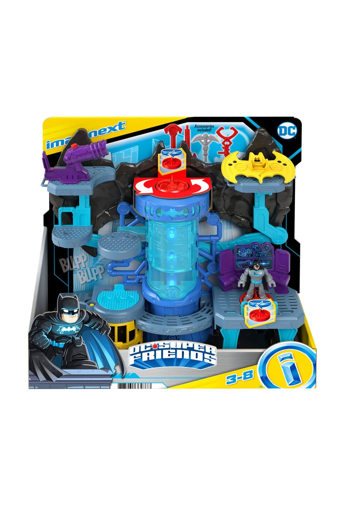 Imaginext Dc Süper Friends Bat-Tech Batcave Batman'in Mağarası