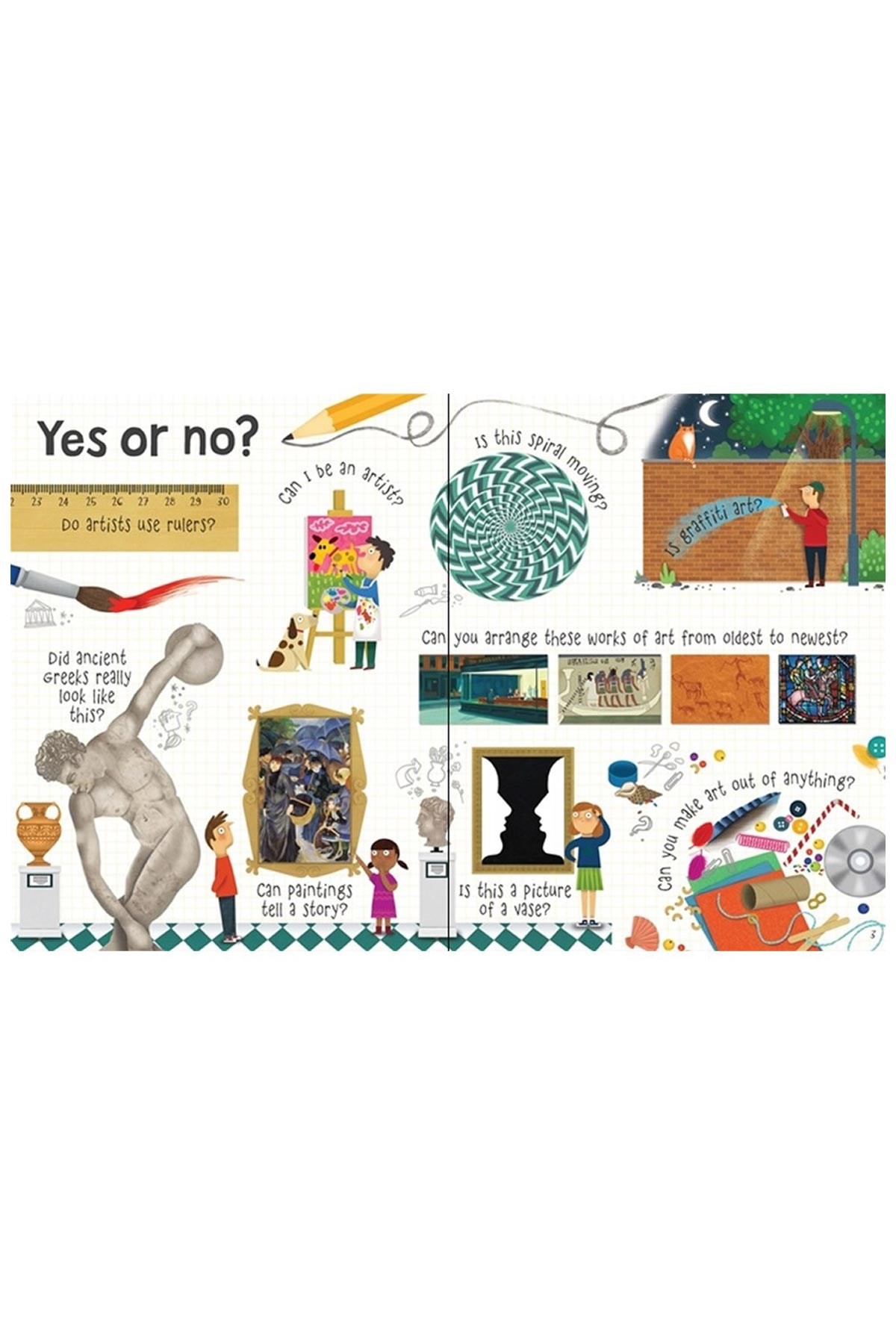 The Usborne Lift The Flap Questions & Answers About Art