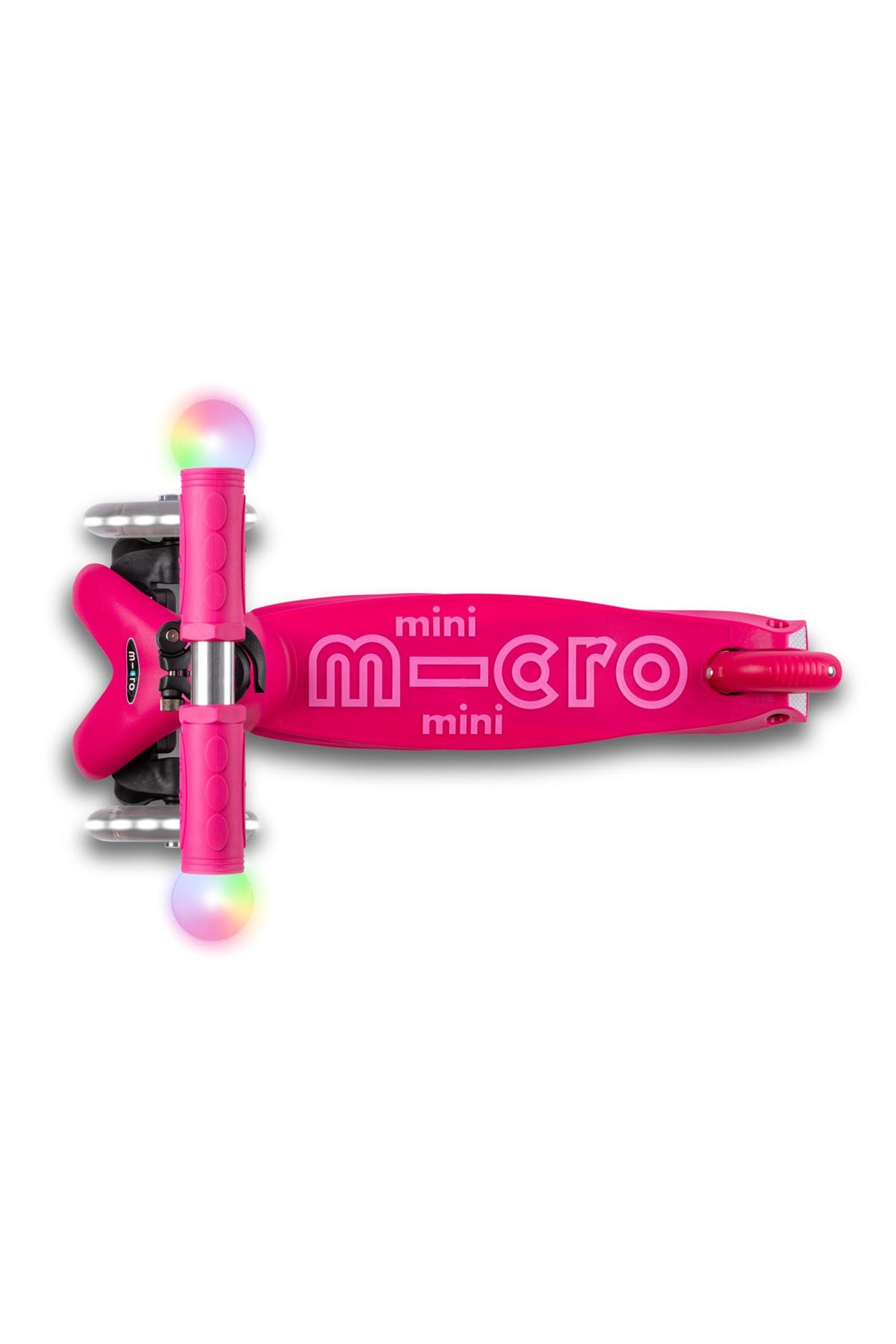 Micro Mini2Grow Deluxe Magic LED 3 Tekerlekli Scooter Pink