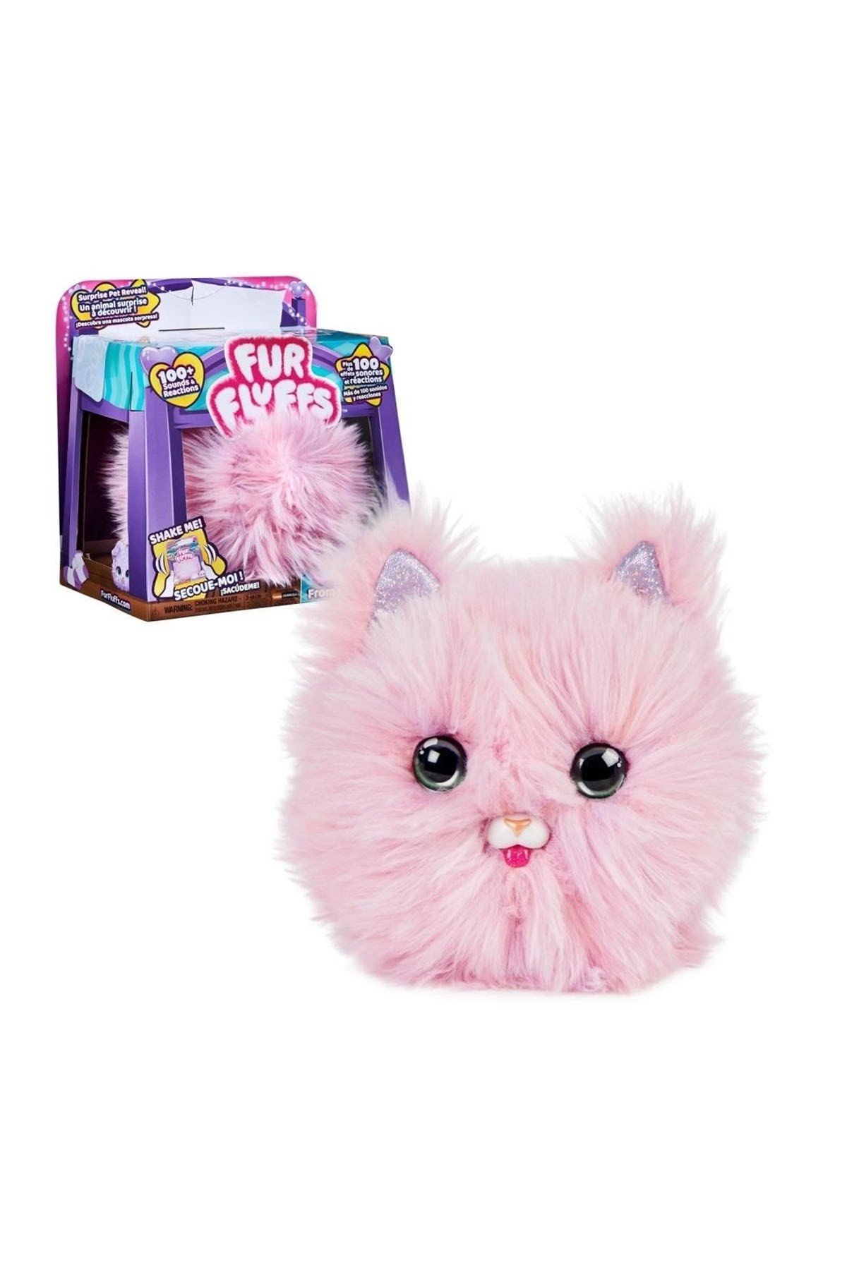 Fur Fluff What The Fluff Interactive Kitty Pink