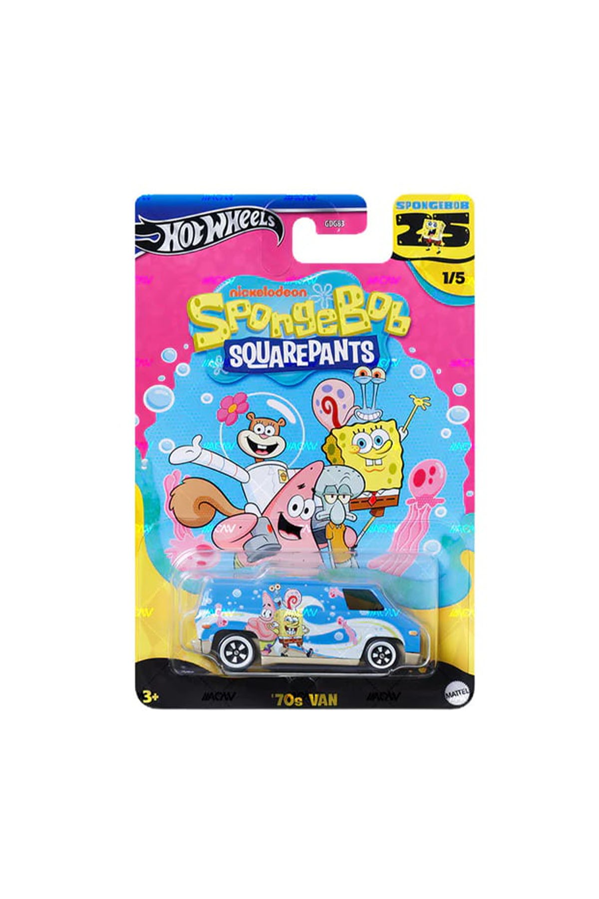 Hot Wheels Film Arabaları Özel Seri SpongeBob '70s VAN