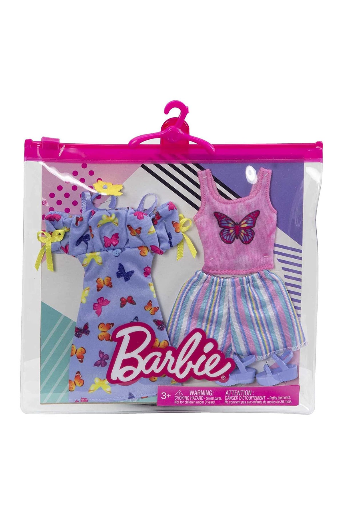 Barbie'nin Kıyafet Koleksiyonu 2'li Paketler HBV68