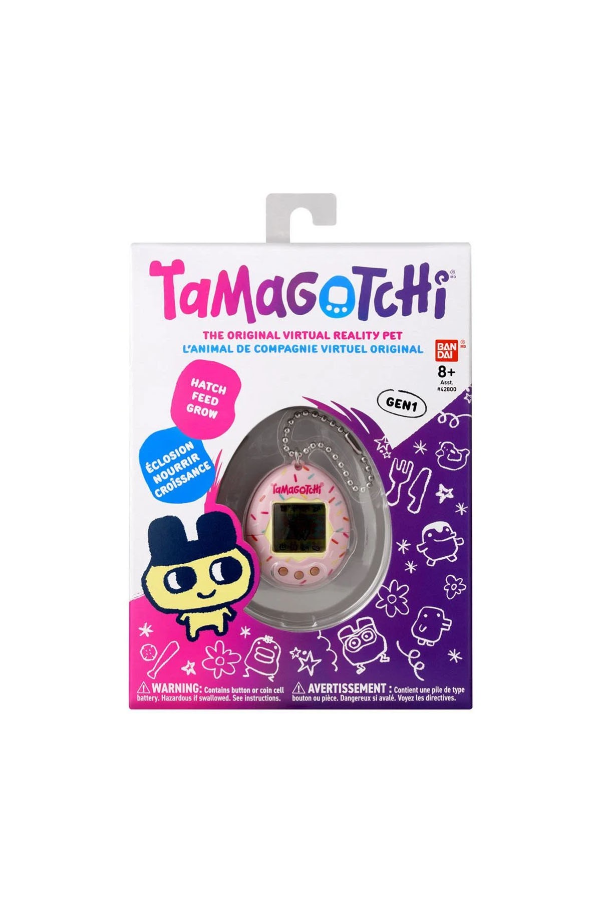 Tamagotchi Orijinal Sanal Bebek Açık Pembe