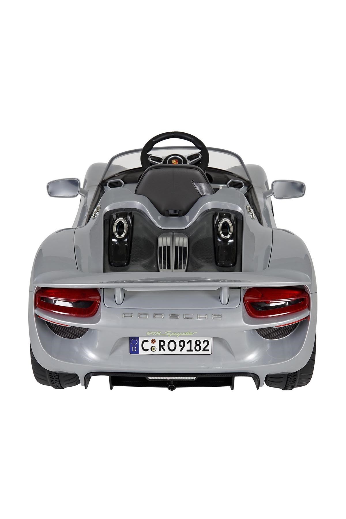 Rollplay W418QHG4 Porsche 918 Spyder 12V Uzaktan Kumandalı Akülü Araba Gri