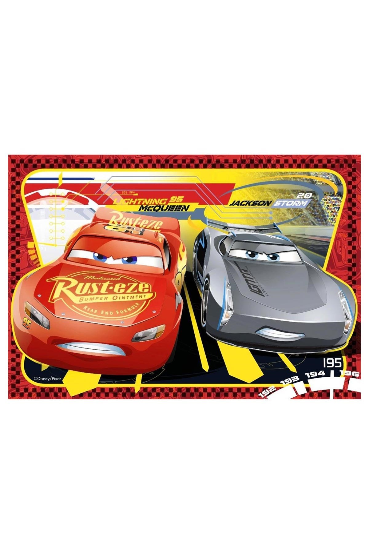 Ravensburger 2x24 Parça Disney Cars Çocuk Puzzle 078080