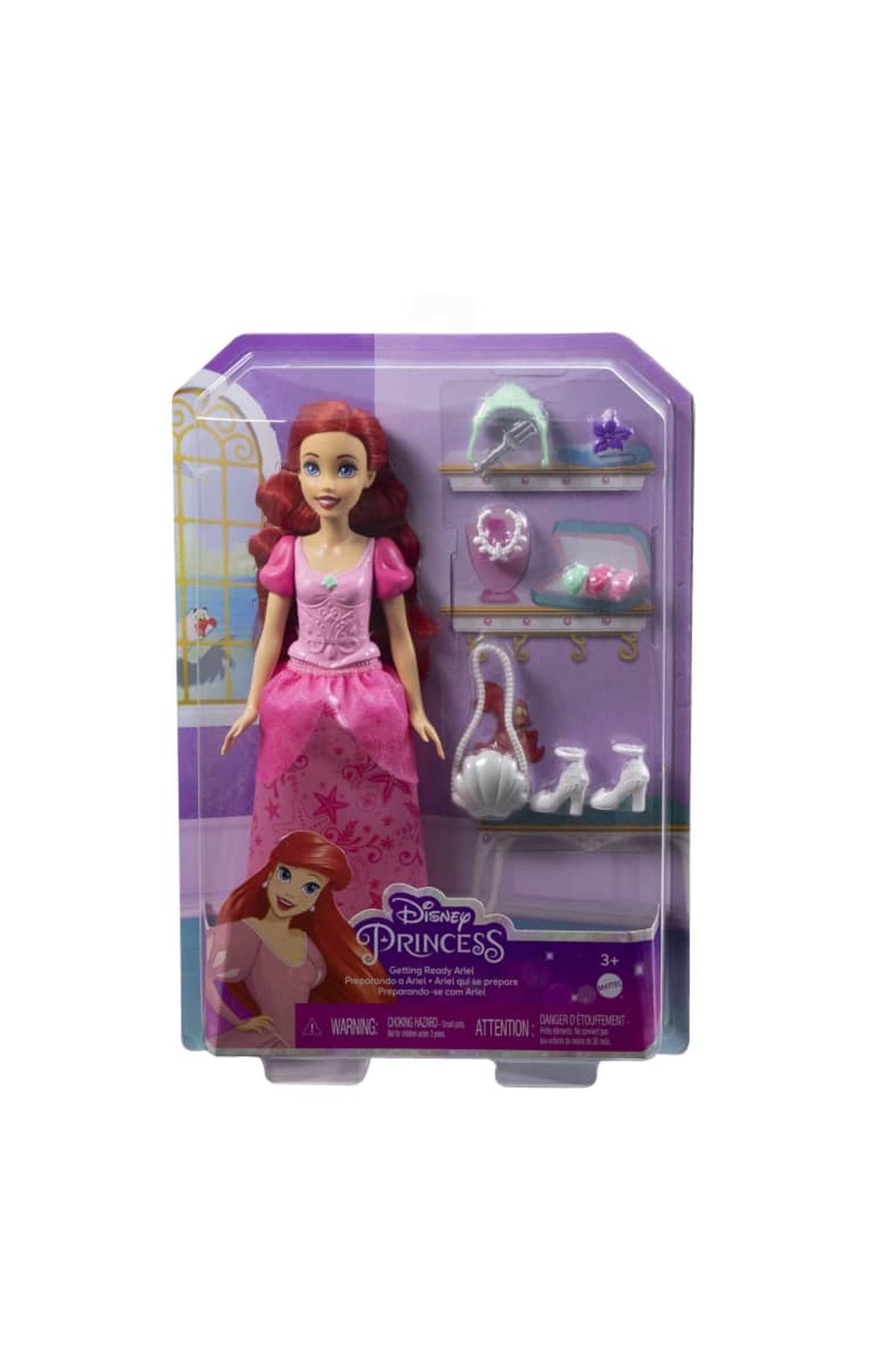 Disney Prenses Ariel ve Aksesuarları HLX34