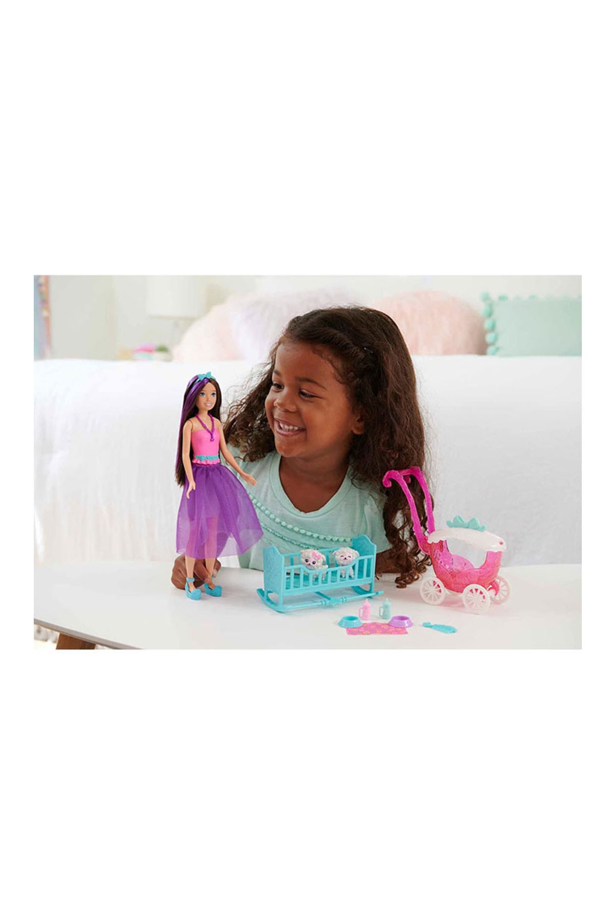 Barbie Dreamtopia Skipper Kuzucuk Bakımı Oyun Seti