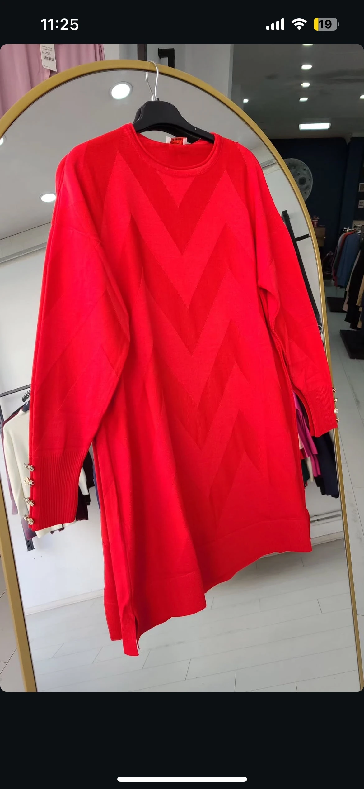 ZİKZAK MODEL MERSERİZE TUNİK