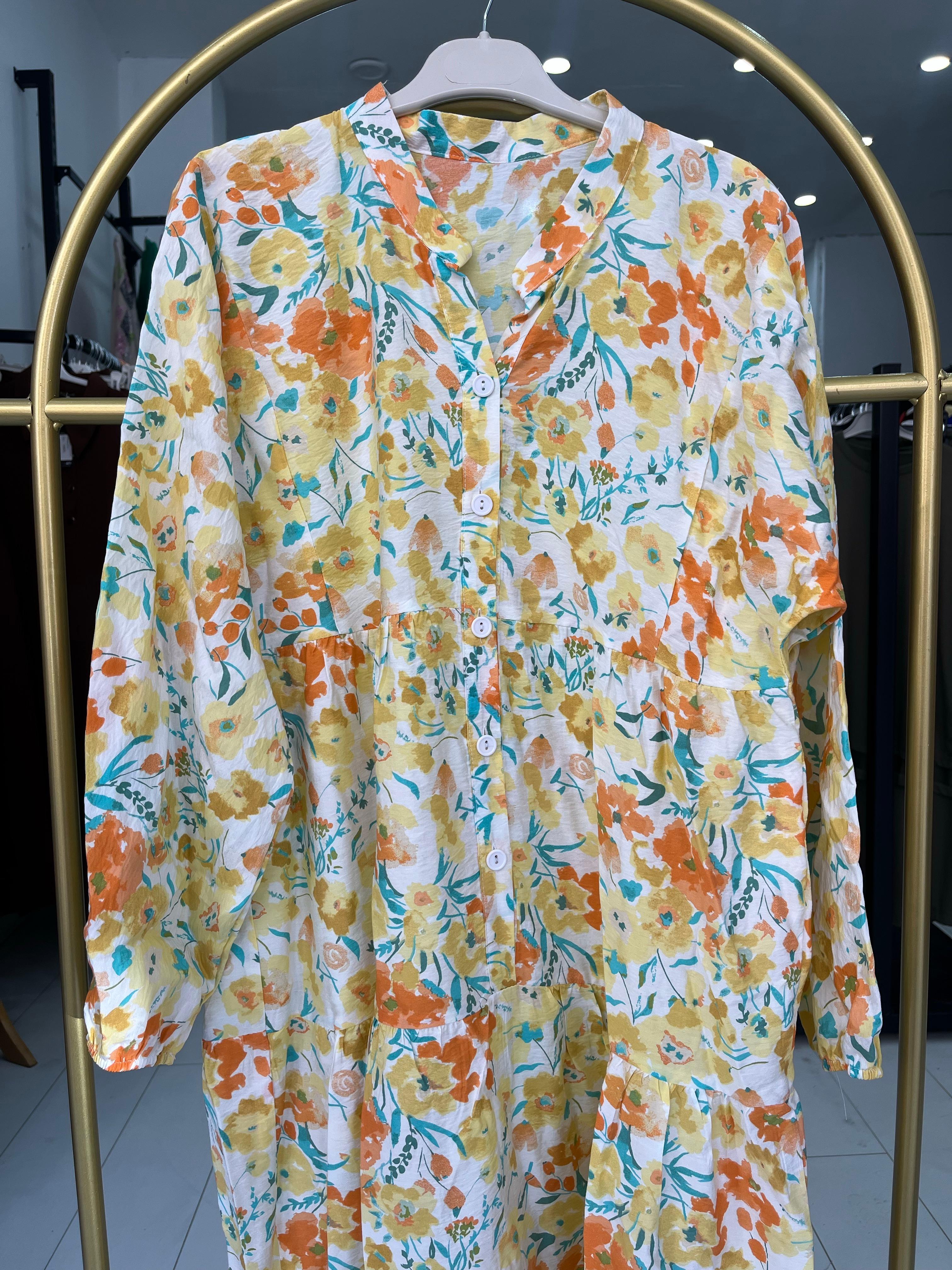 Hera Floral elbise
