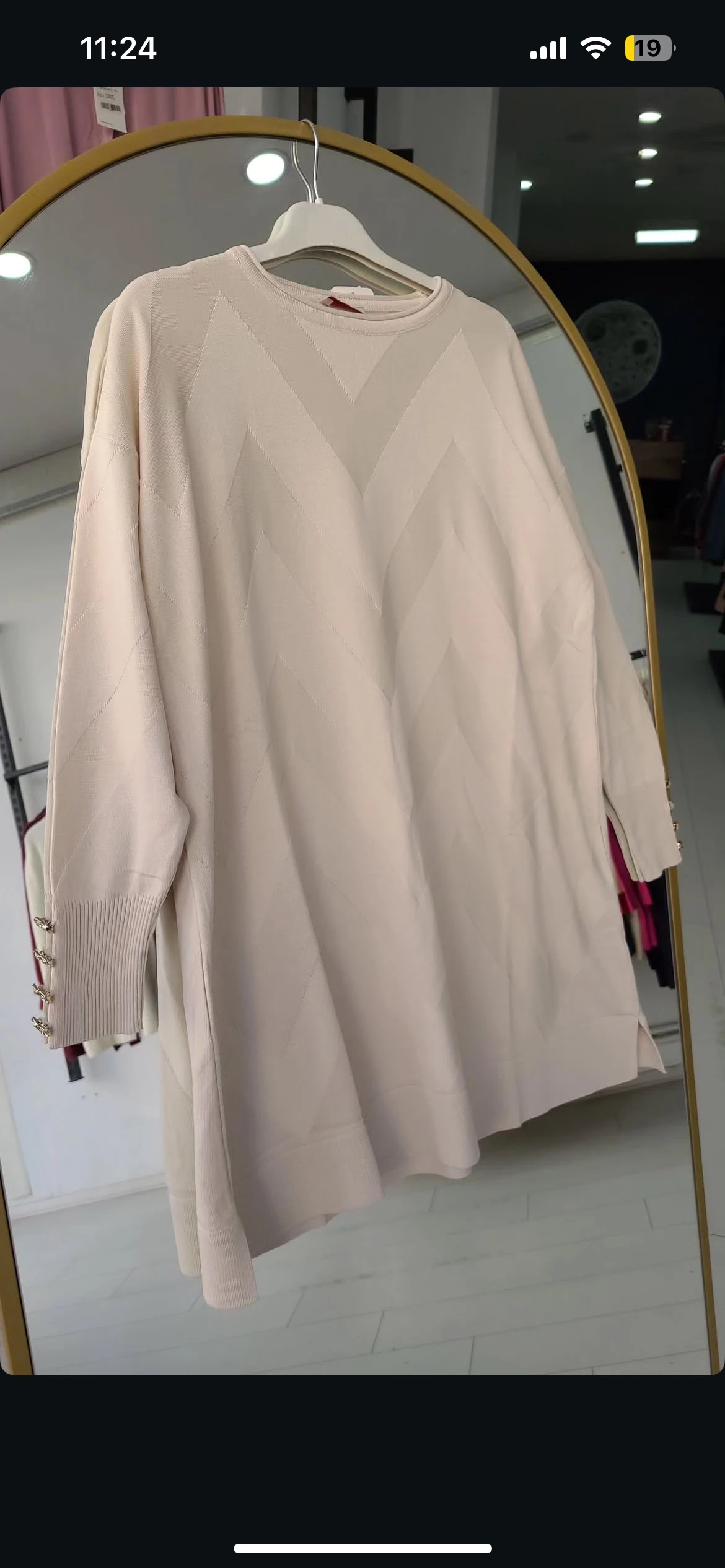 ZİKZAK MODEL MERSERİZE TUNİK