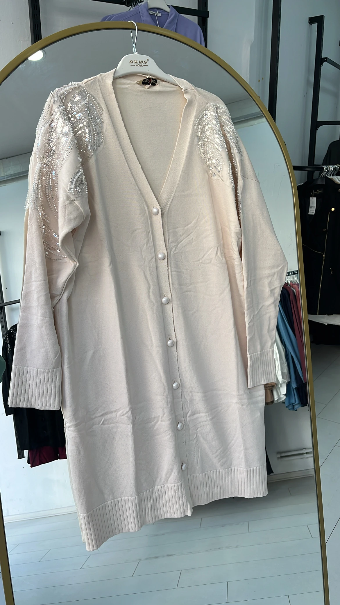 BONCUK İŞLEMELİ HIRKA