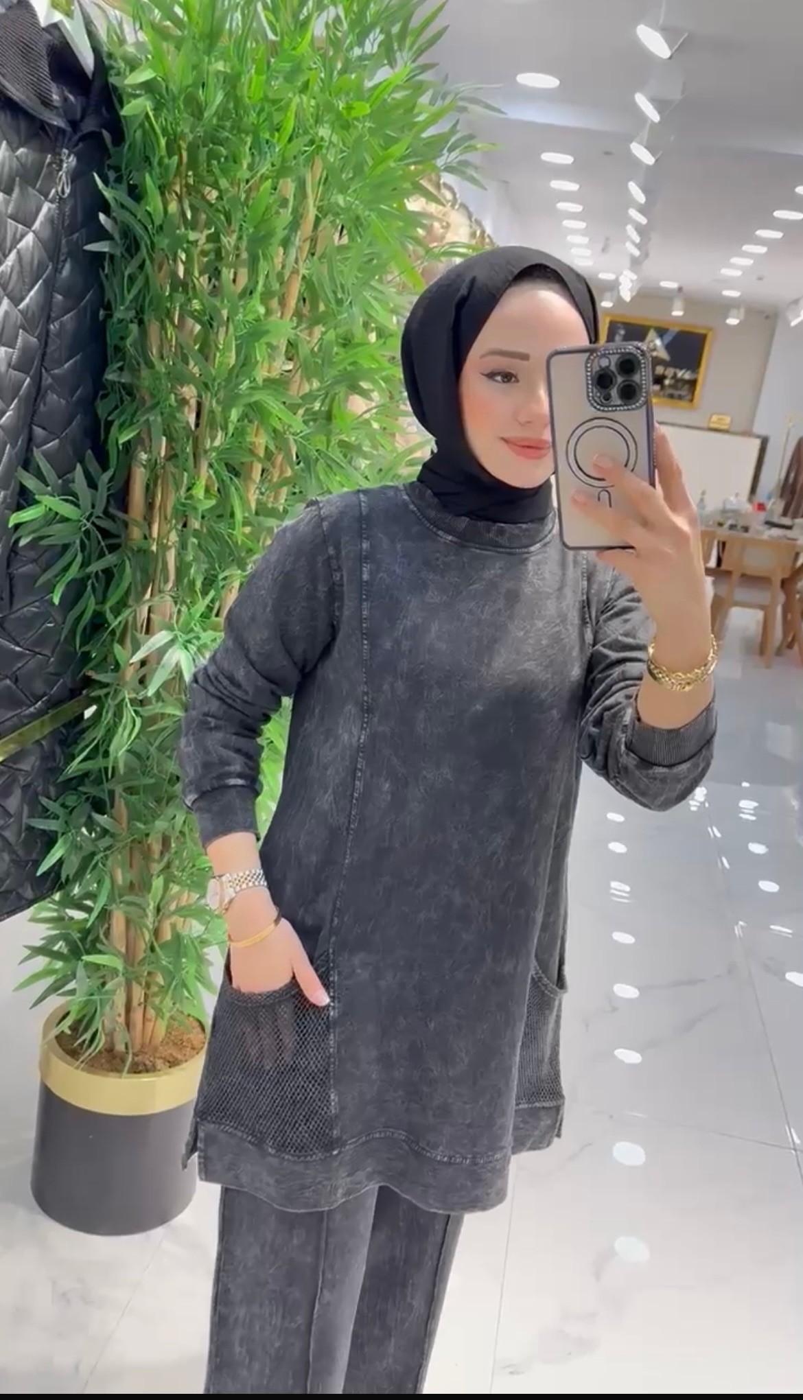 AYŞE AKAY MARKA CEP DETAYLI TAKIM