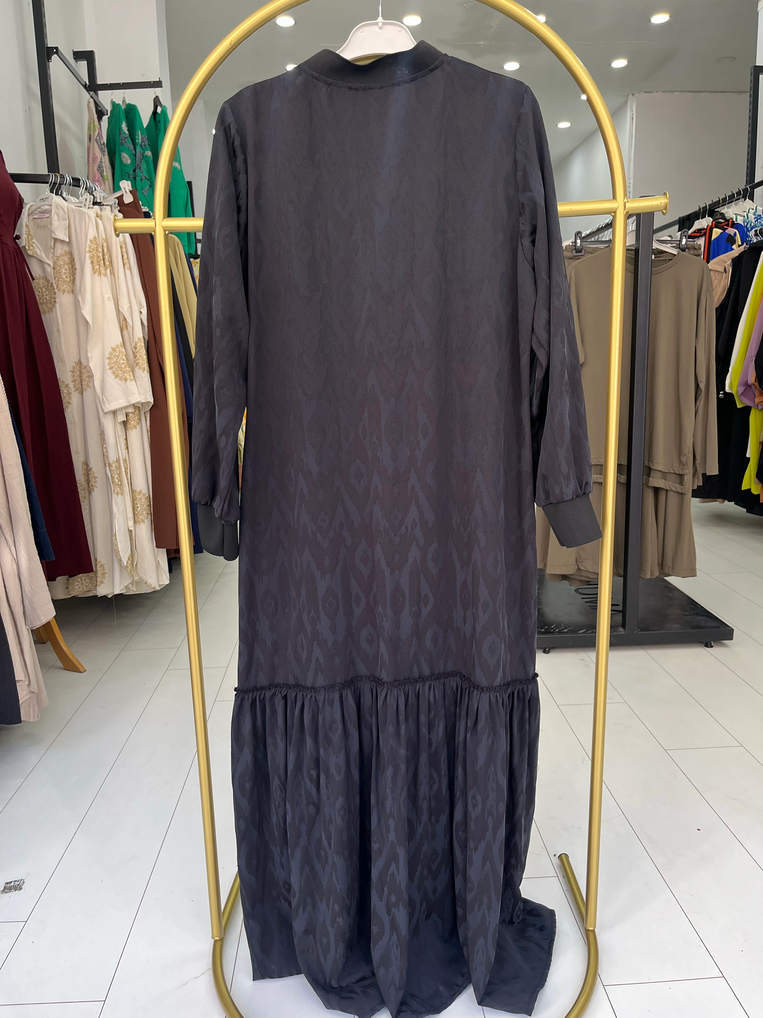 Ayşe akay marka desenli elbise