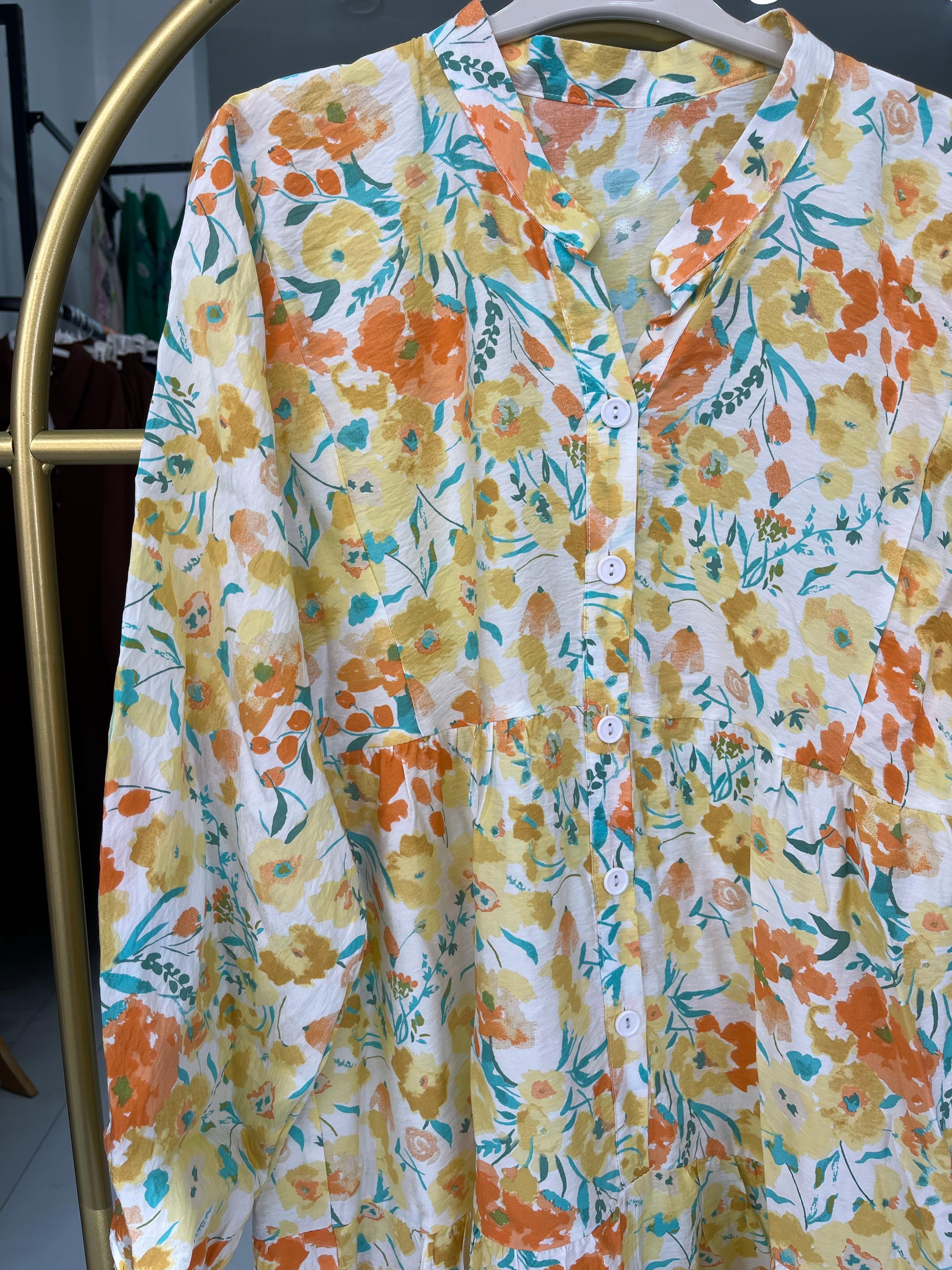 Hera Floral elbise