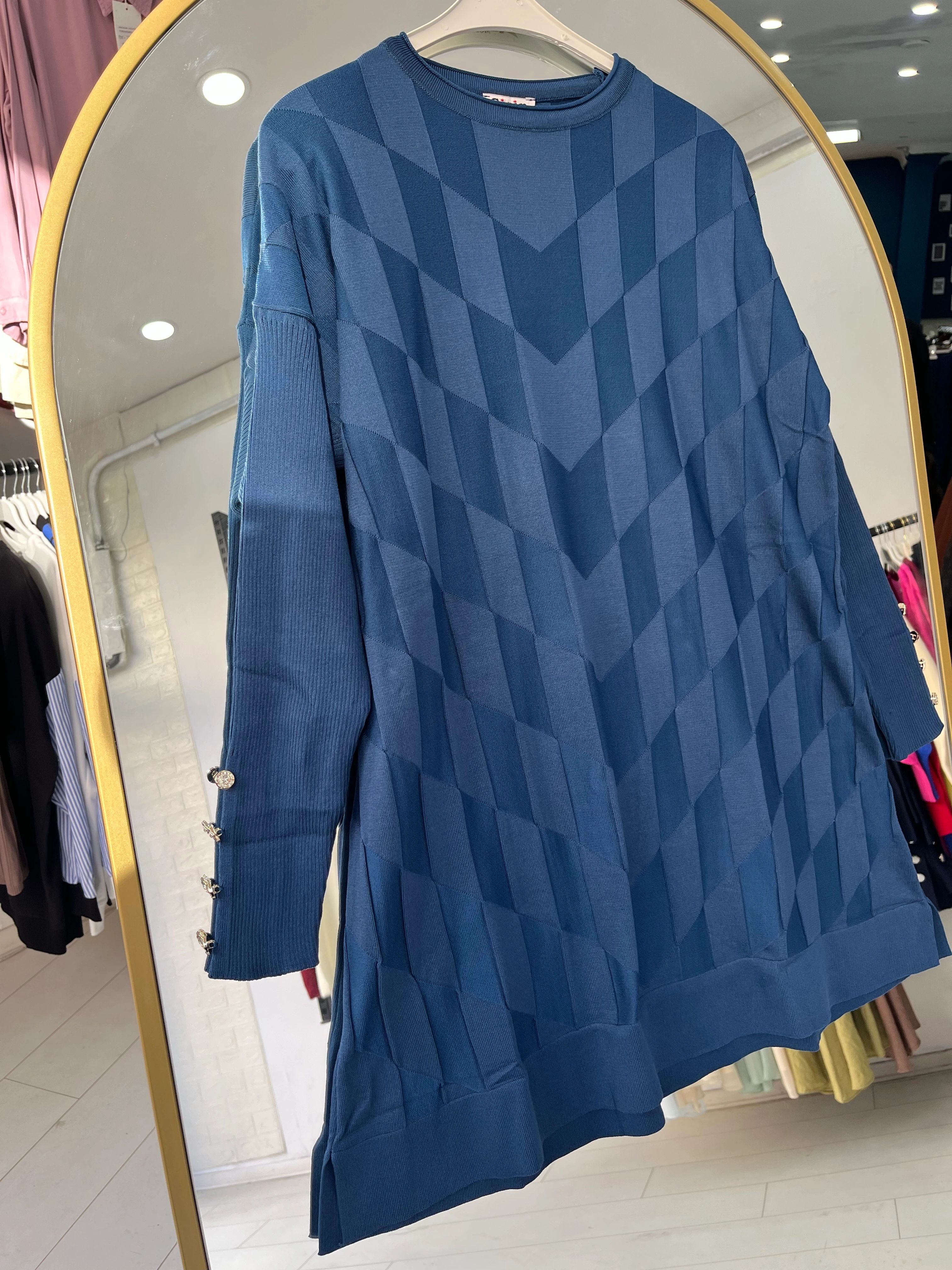 DESENLİ MERSERİZE TUNİK