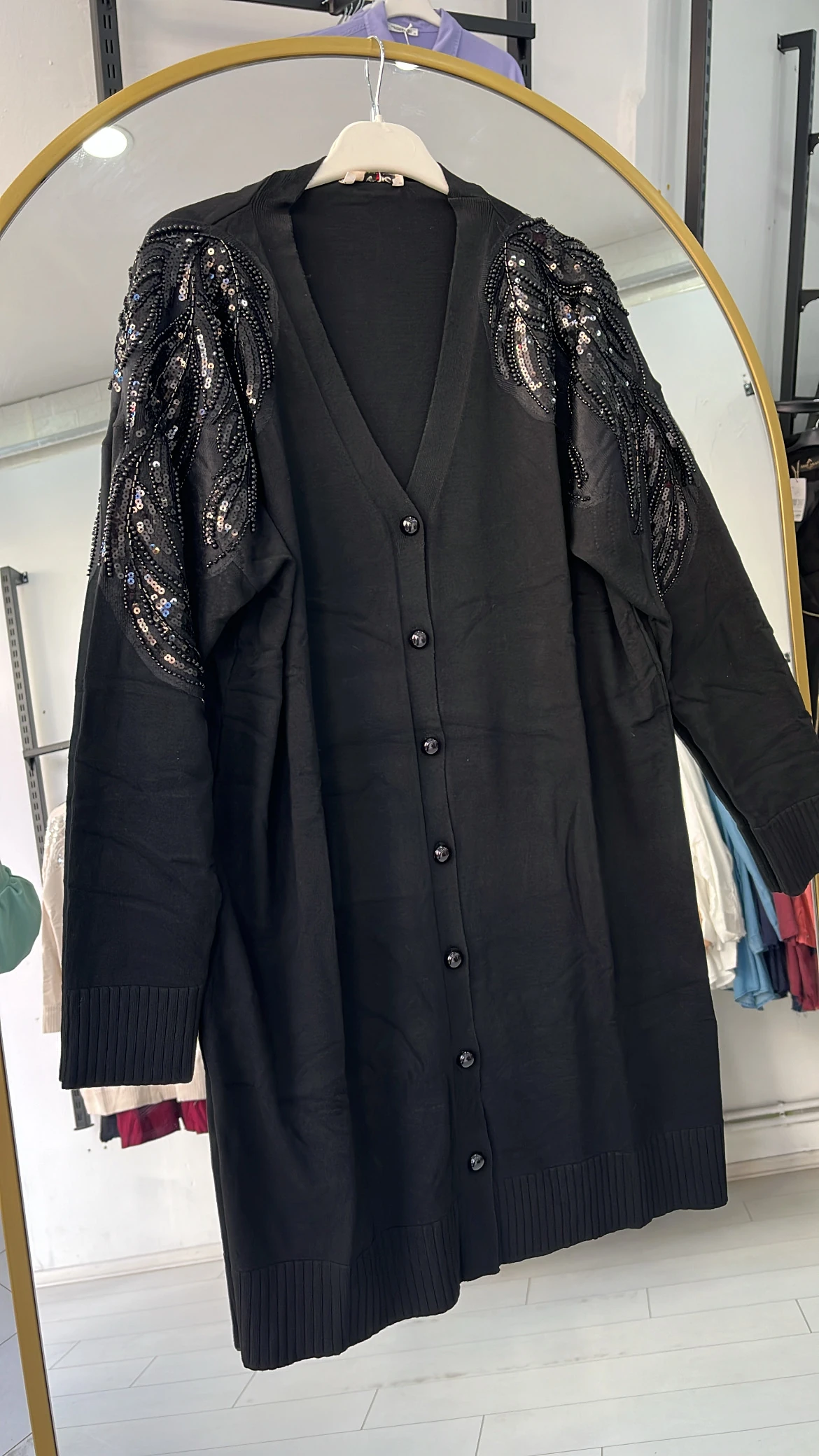 BONCUK İŞLEMELİ HIRKA