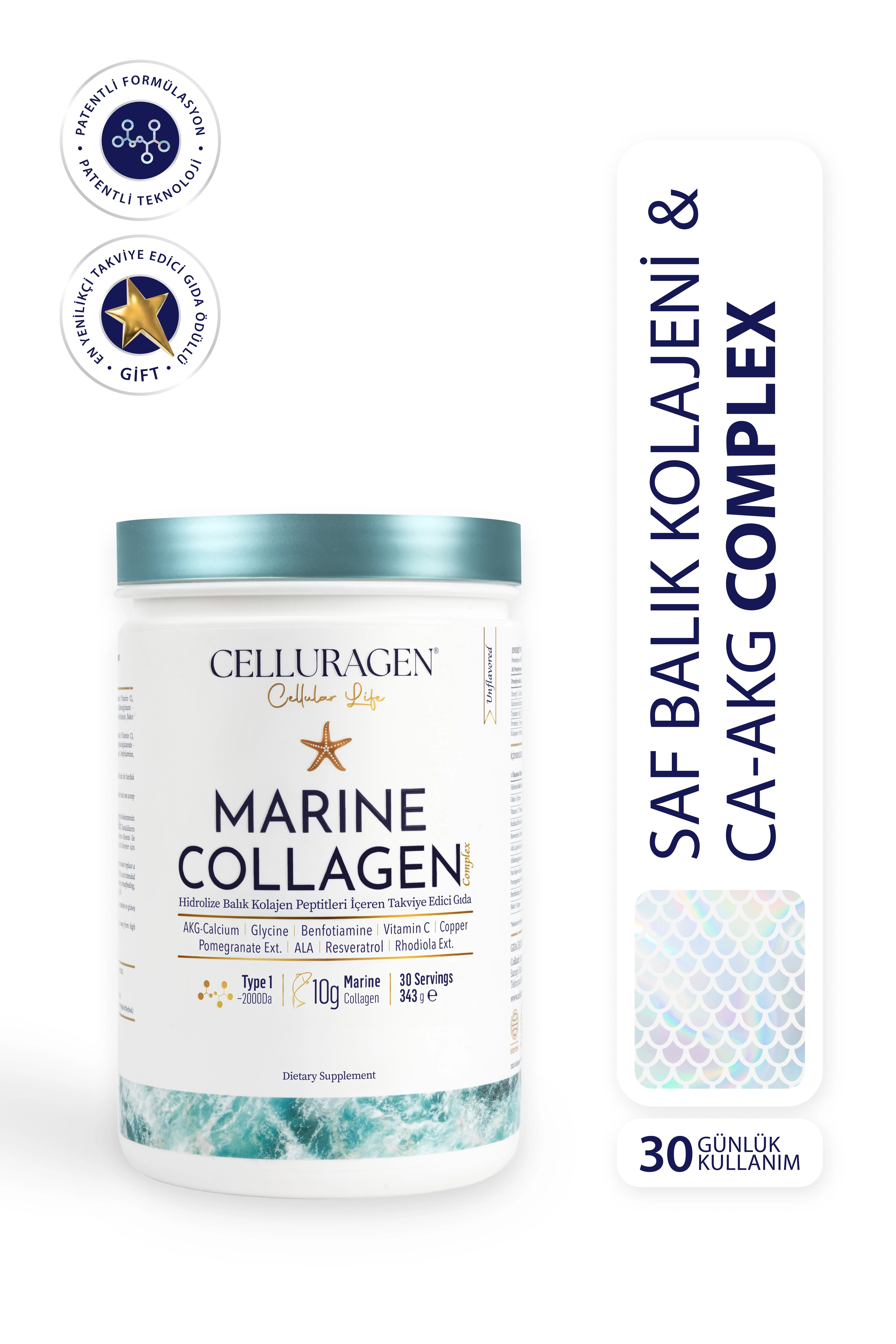 CELLURAGEN Cellular Life Marine Collagen Complex