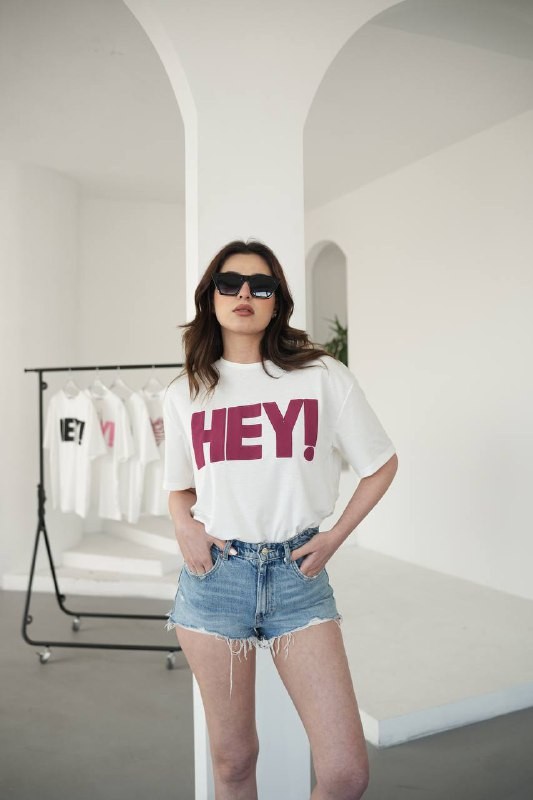 Kabartma Baskılı Kısa Kollu T-shirt