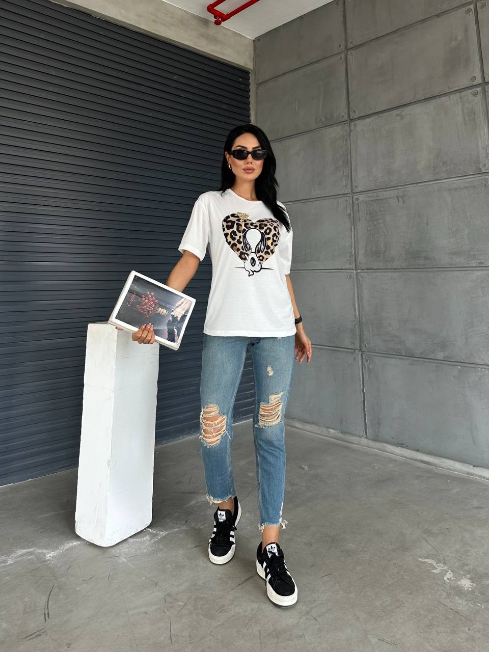 Leopar Baskılı T-Shirt