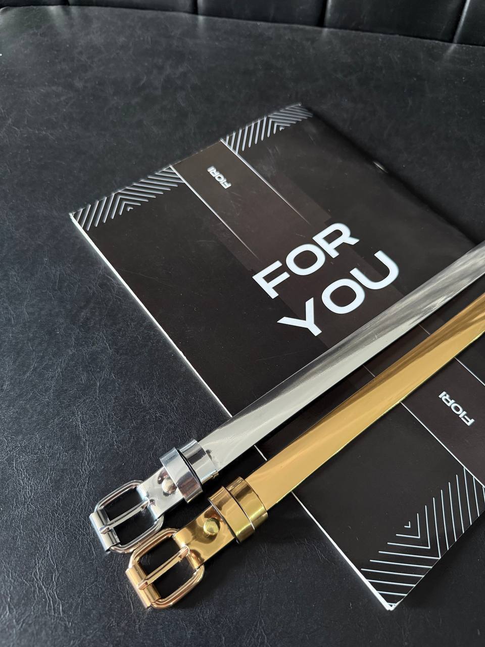 Renkli Kemer Tokalı Kadın Kemeri - Gold-Gümüş