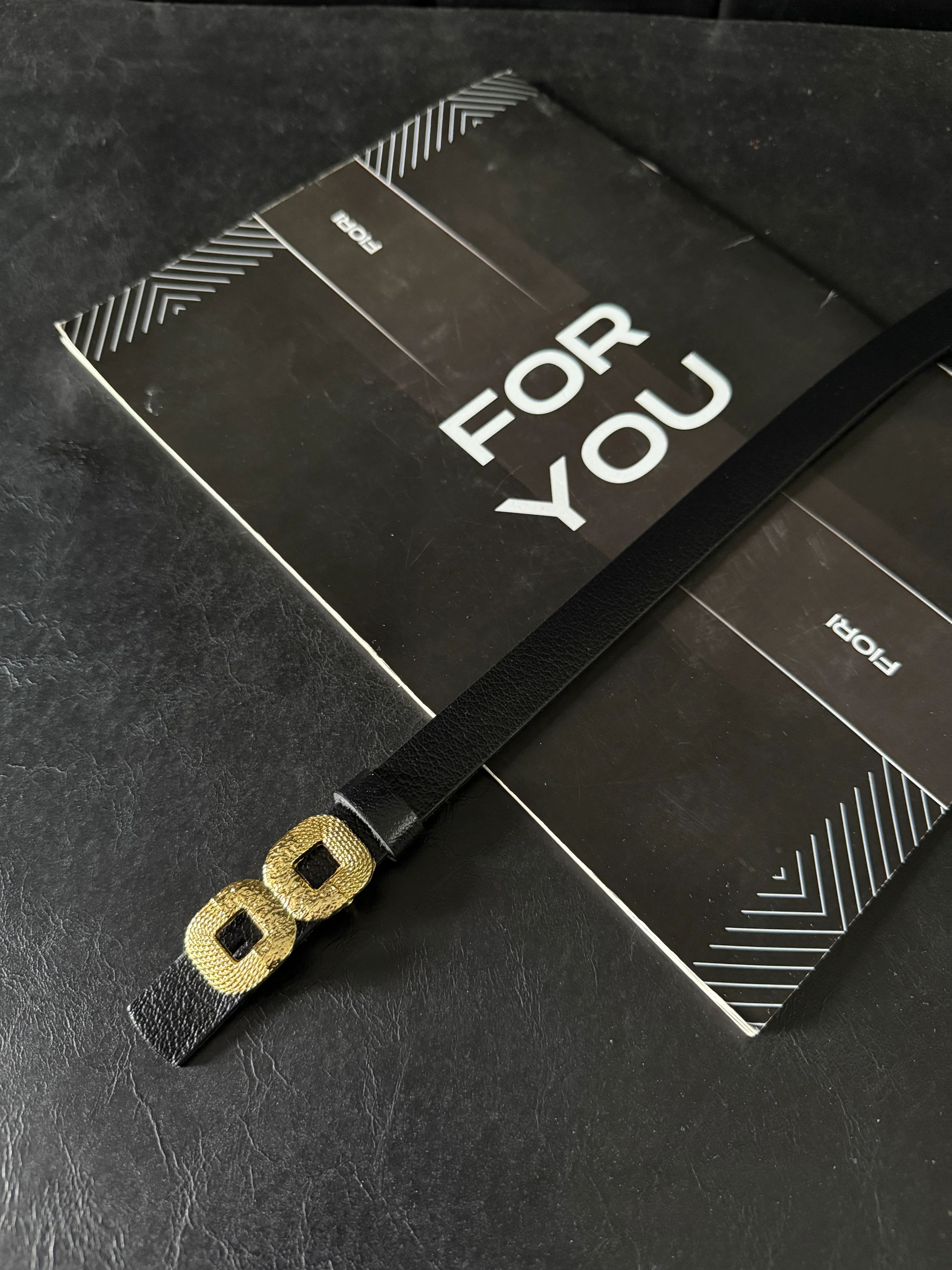 Hakiki Deri Dörtgen Uzun Gümüş Tokalı Ince Kadın Kemeri