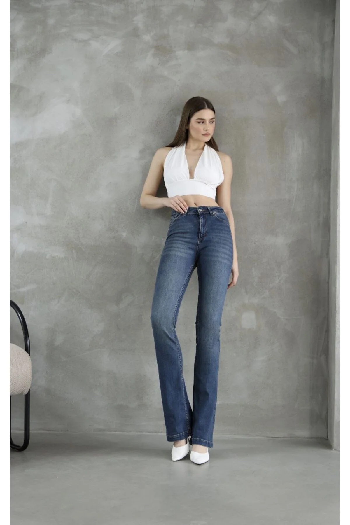 İspanyol Paça Kadın Jean