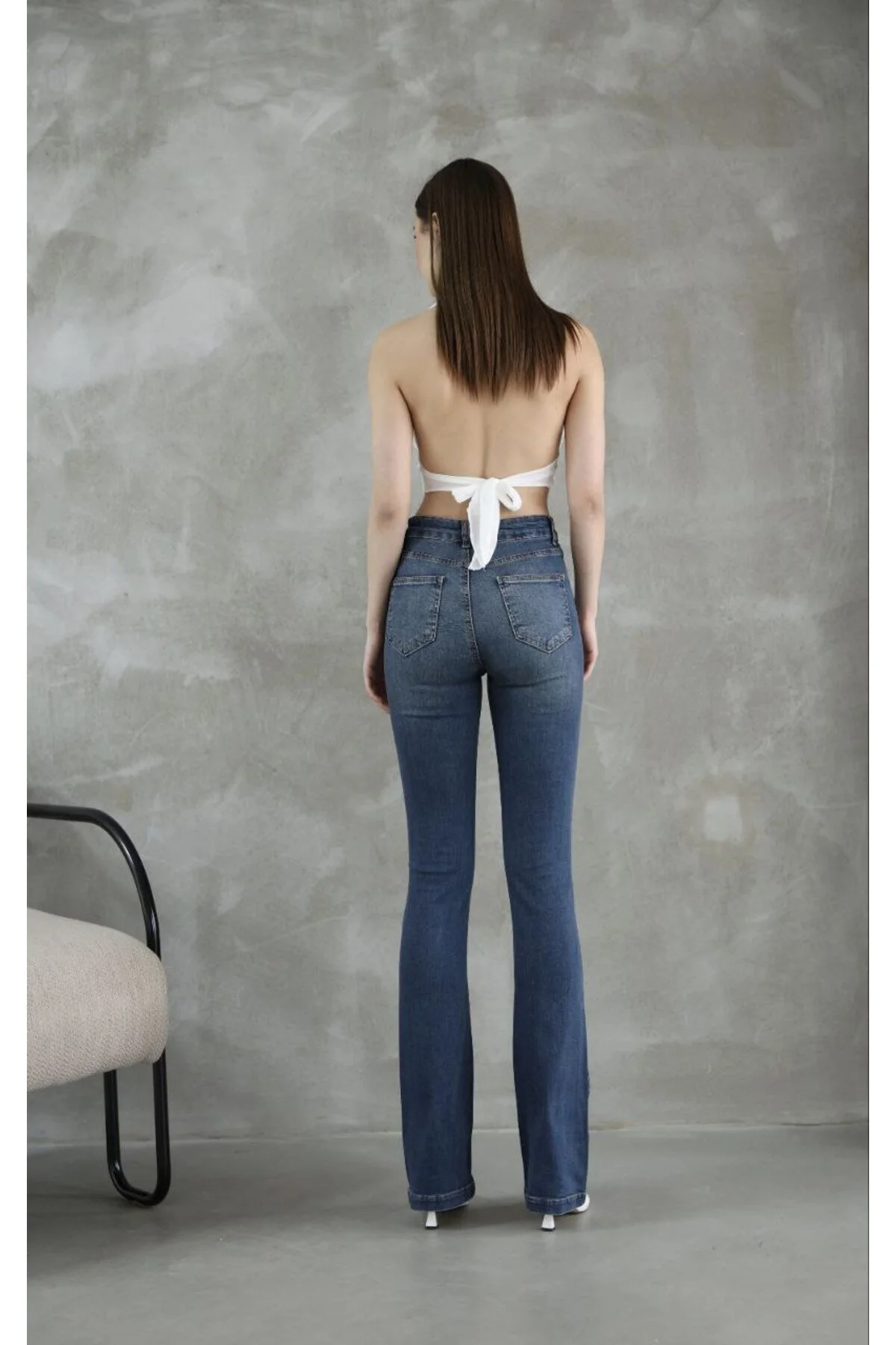 İspanyol Paça Kadın Jean