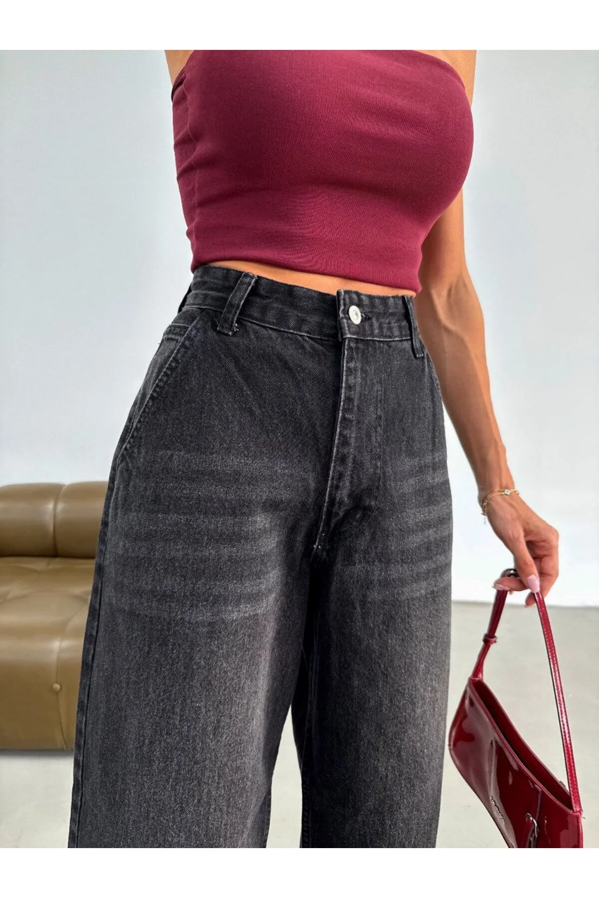 Baggy Jean Kadın Pantolon