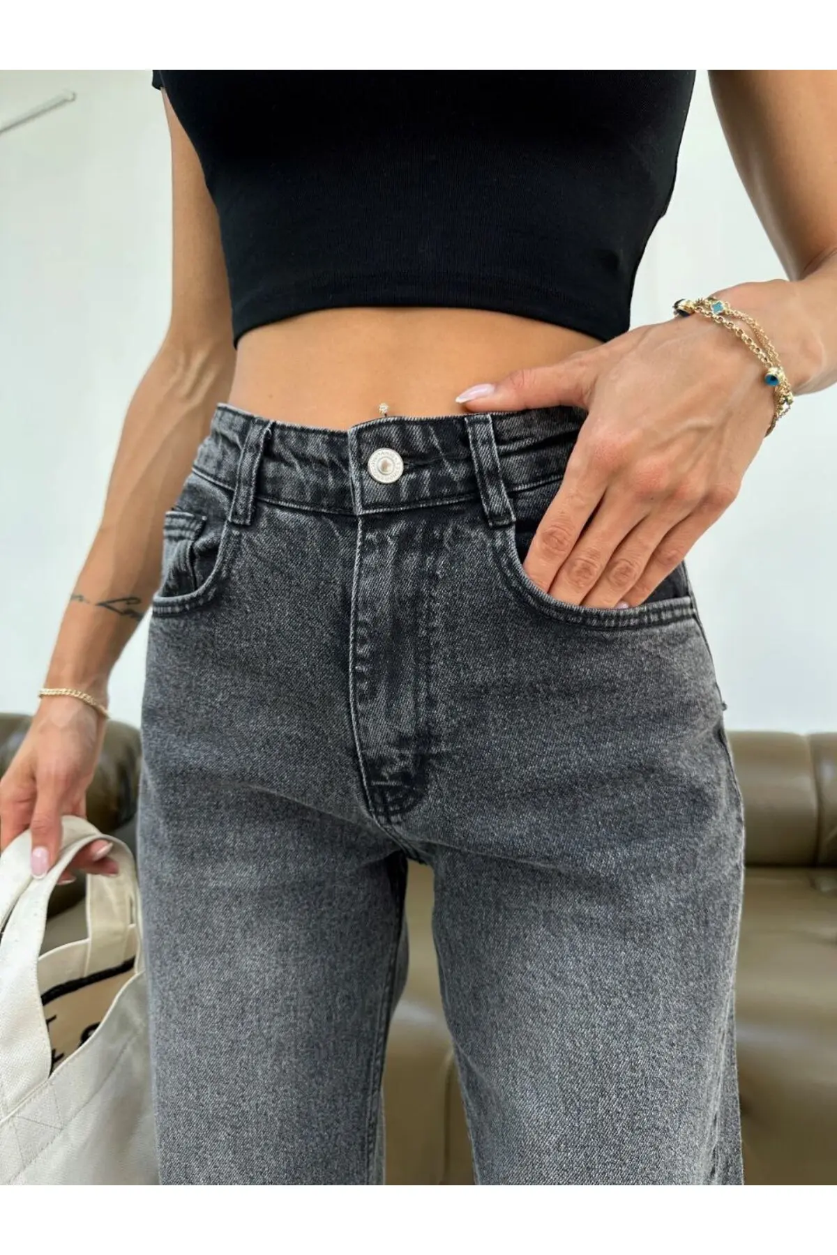 Kadın Plazzo Kot Pantolon