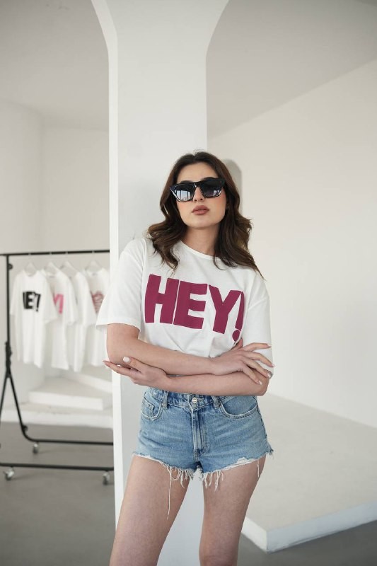 Kabartma Baskılı Kısa Kollu T-shirt