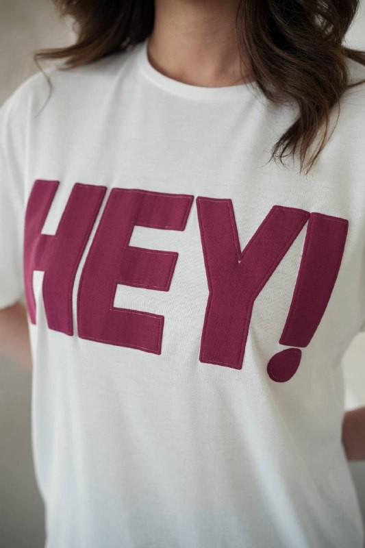 Kabartma Baskılı Kısa Kollu T-shirt