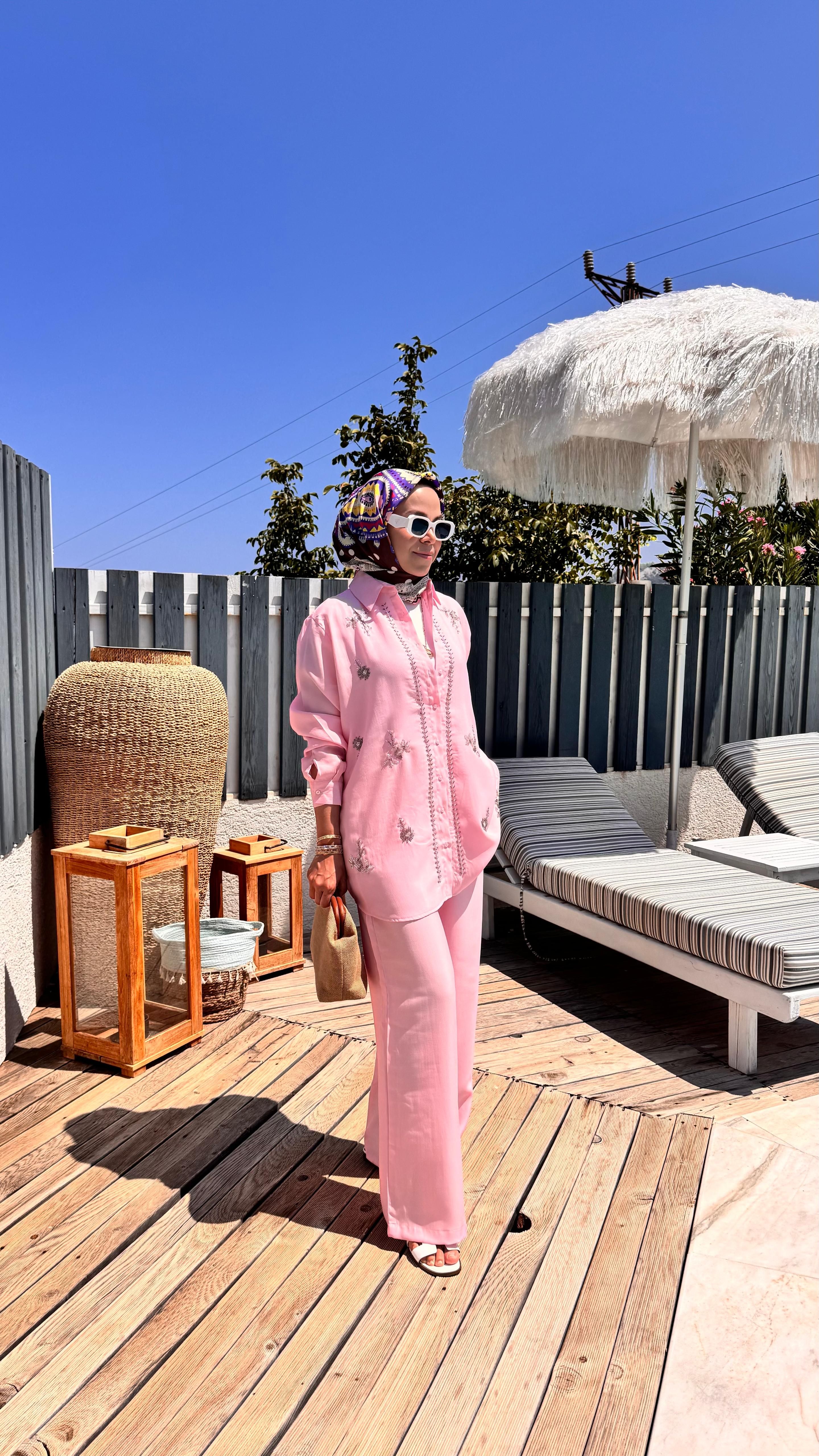 Liva Pantalon - Pembe