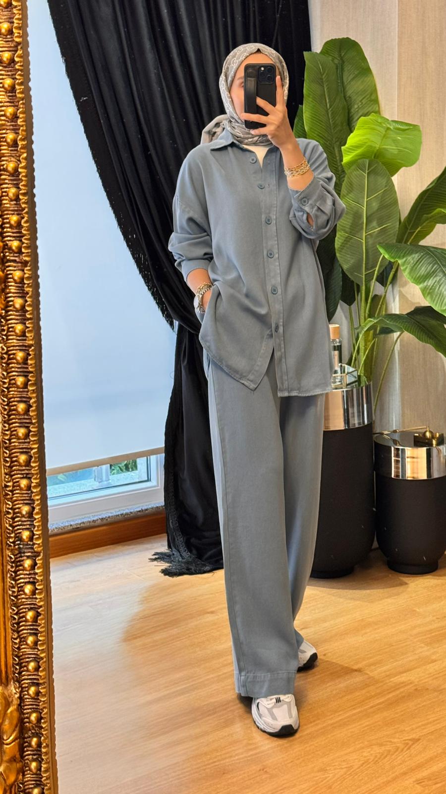 Casual Chick Takım - Mavi