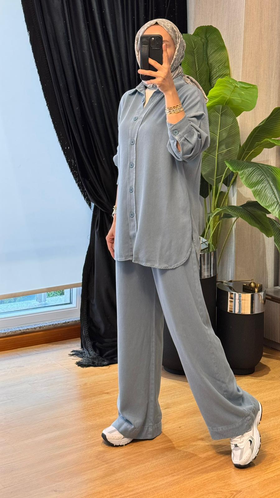 Casual Chick Takım - Mavi