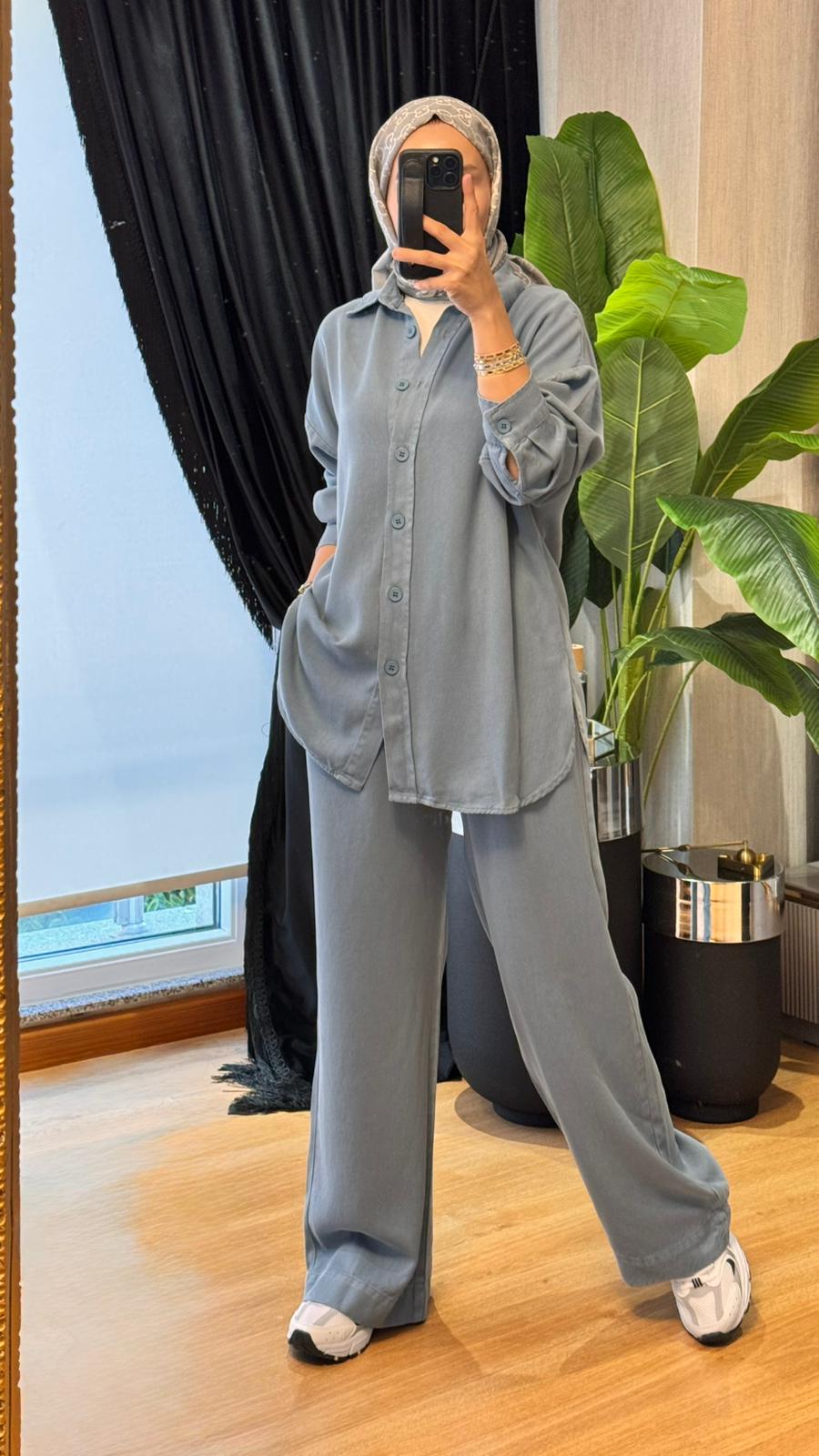 Casual Chick Takım - Mavi