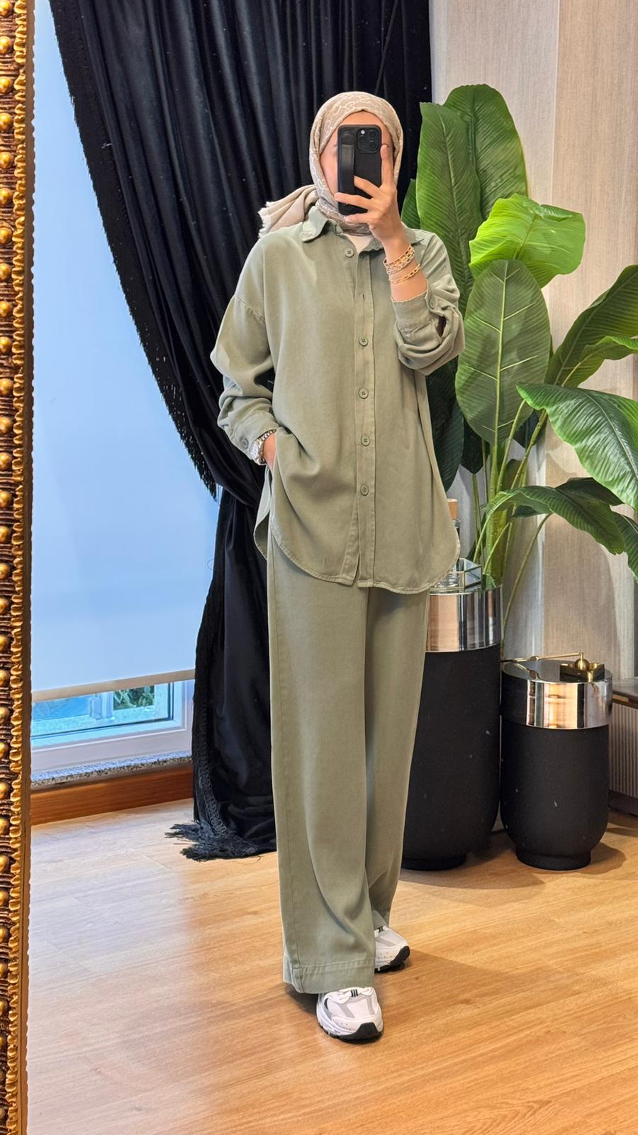 Casual Chick Takım - Mint Yeşili