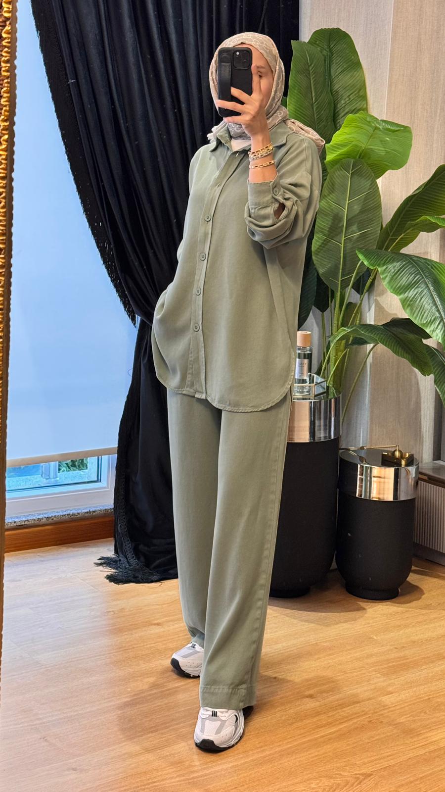 Casual Chick Takım - Mint Yeşili